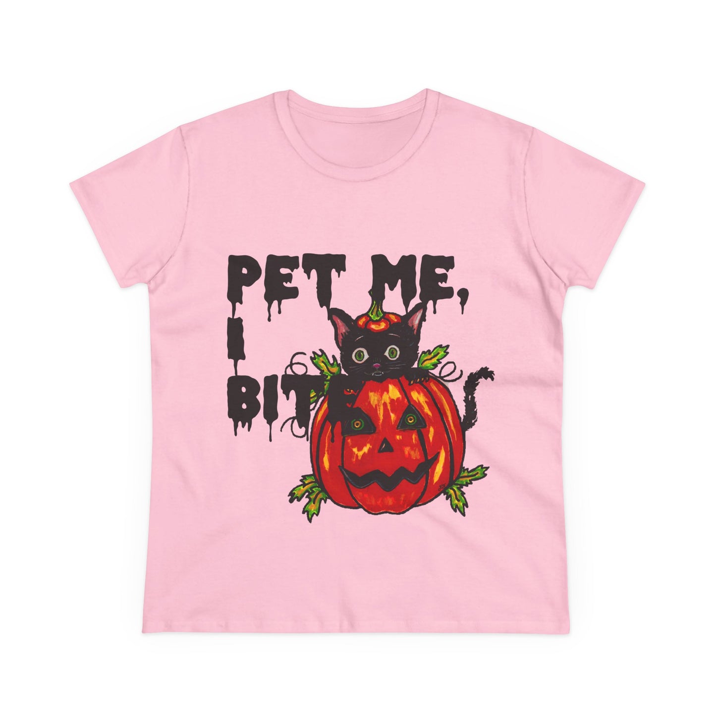 Pet Me Women's Midweight Cotton Tee