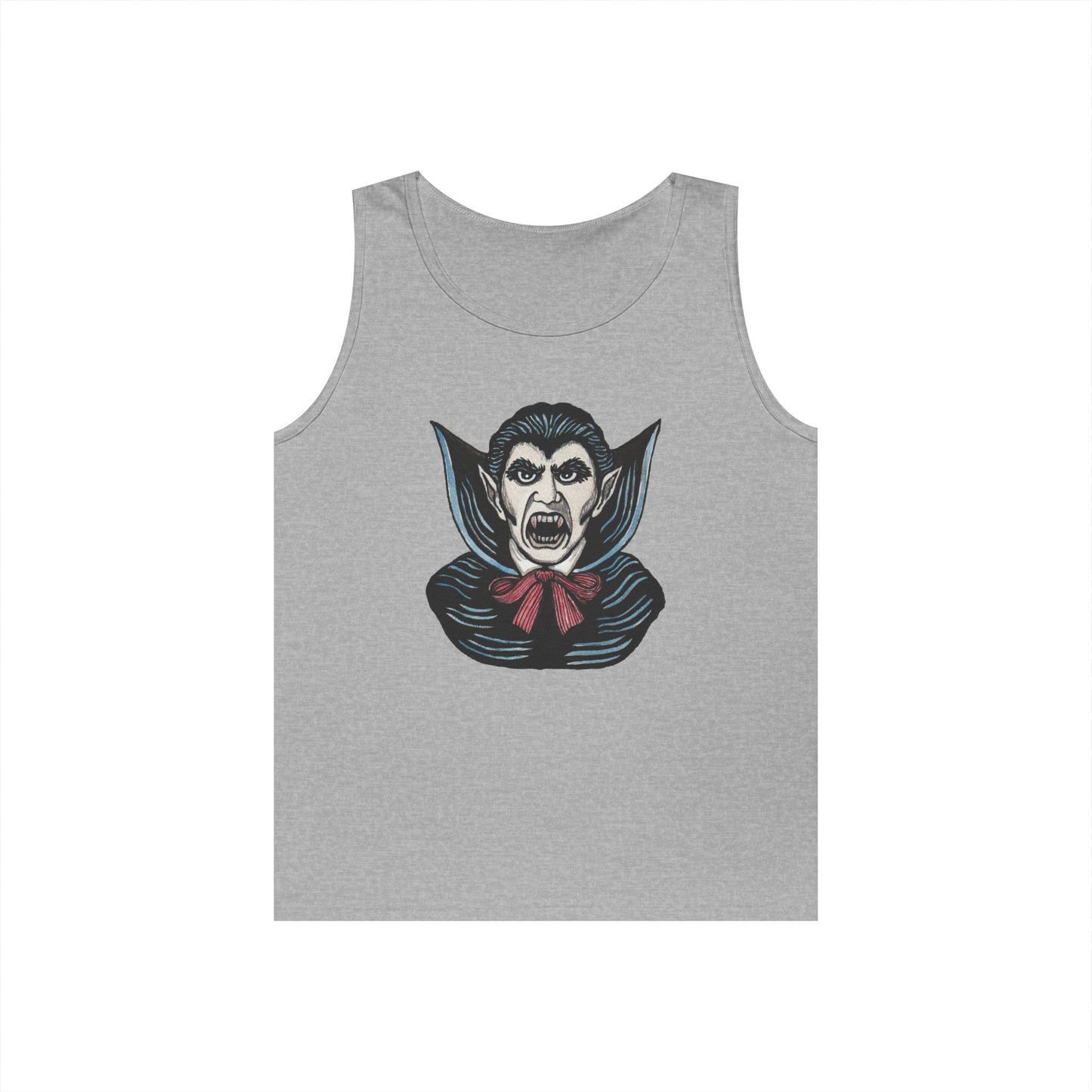 Dracula Unisex Heavy Cotton Tank Top