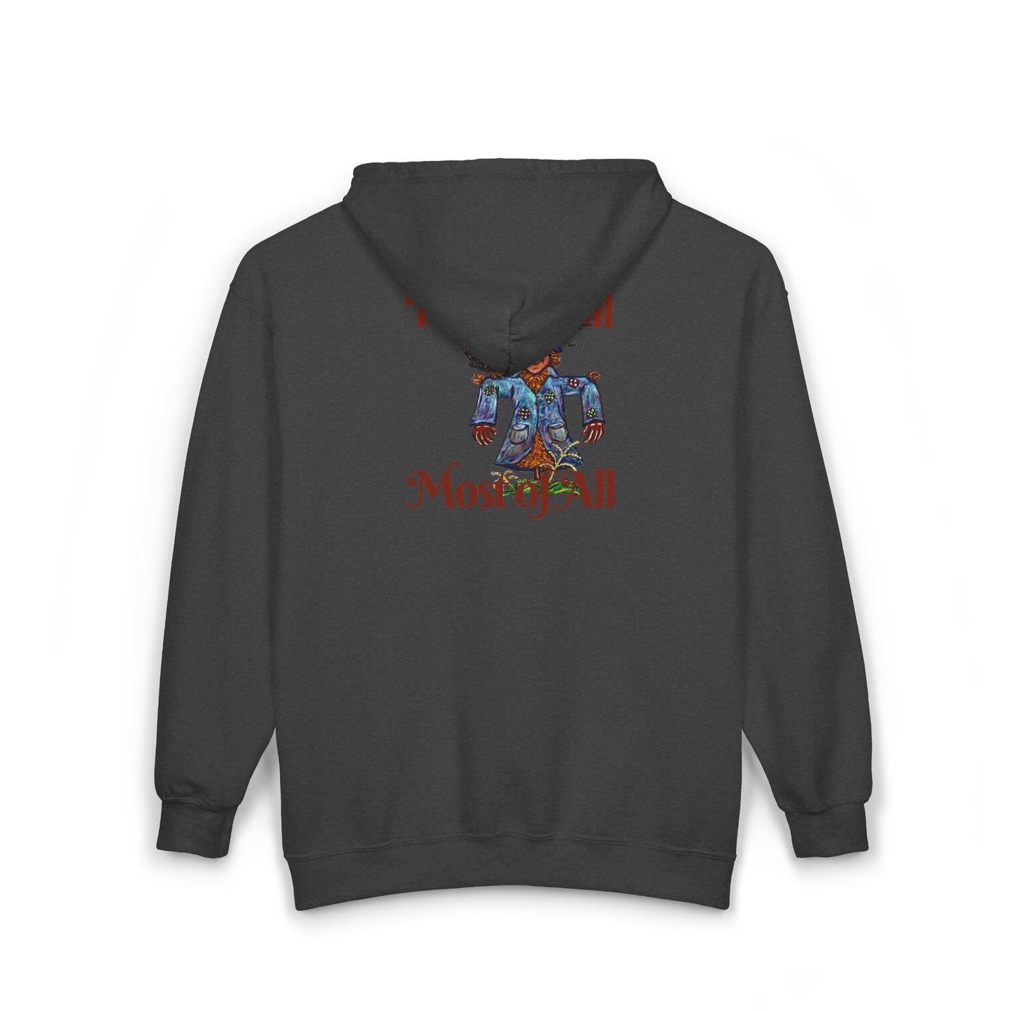 I Love Fall Most of All Unisex Heavy Blend™ Full Zip Hooded Sweatshirt