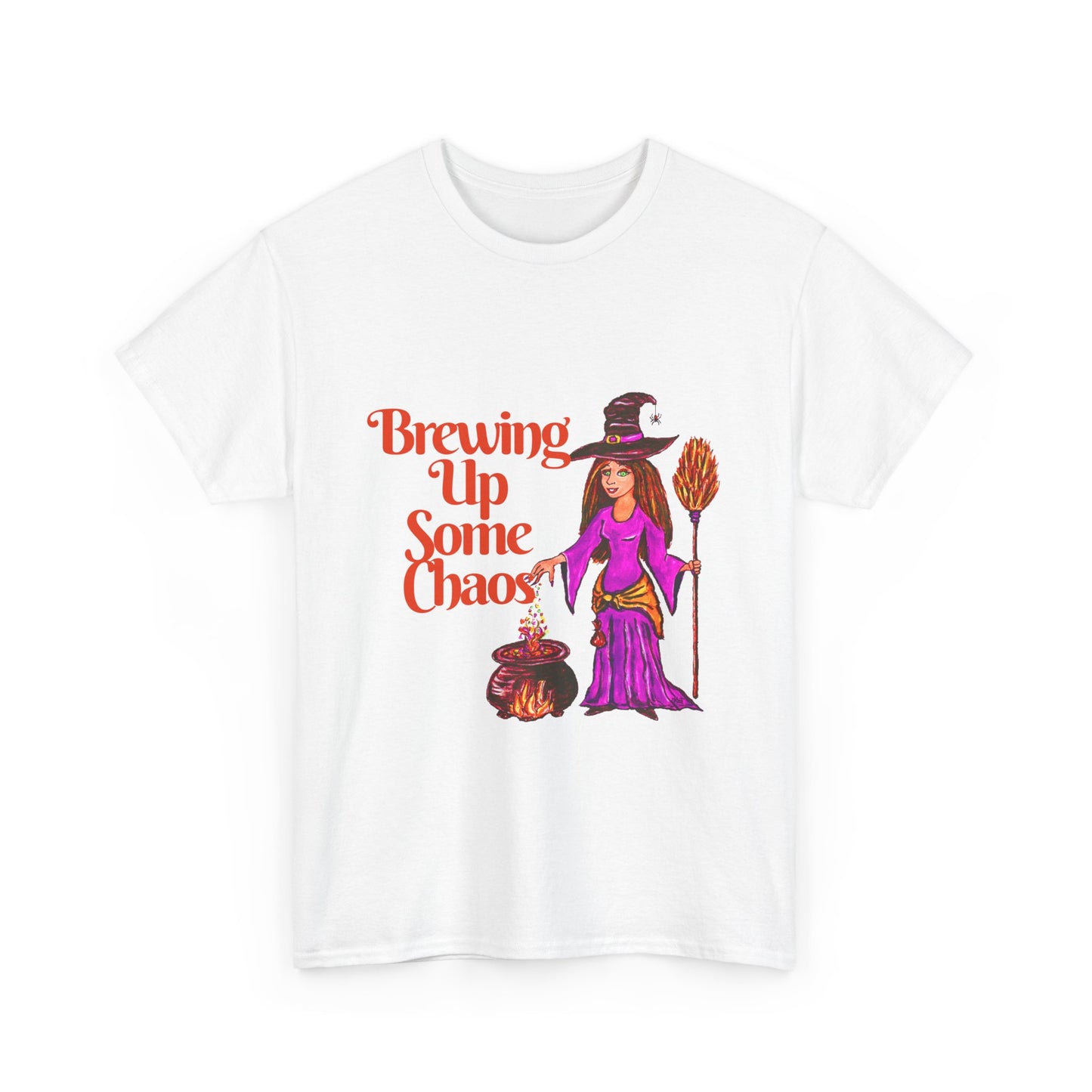 Brewing Up Some Chaos Unisex Heavy Cotton Tee