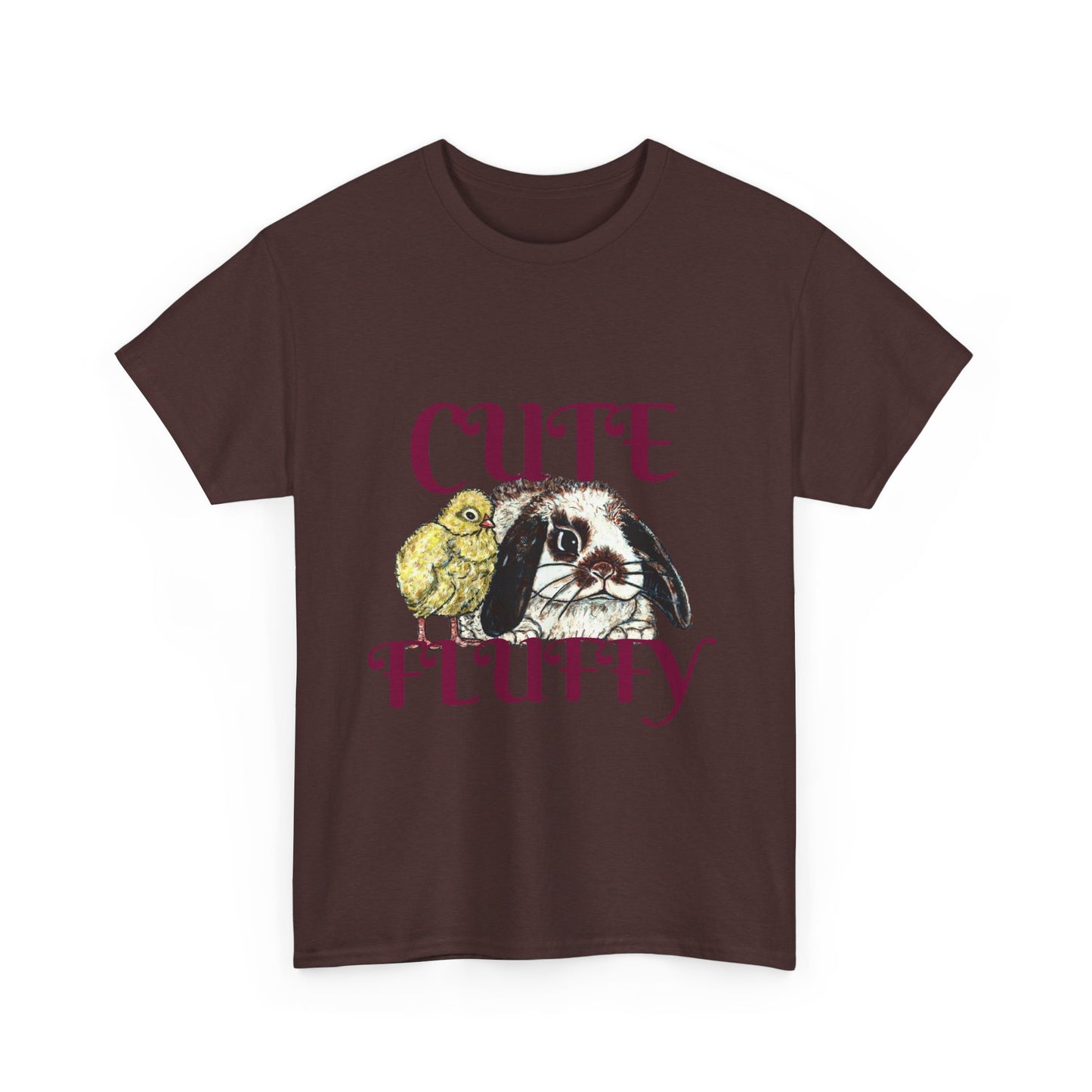 Cute and Fluffy Unisex Heavy Cotton Tee