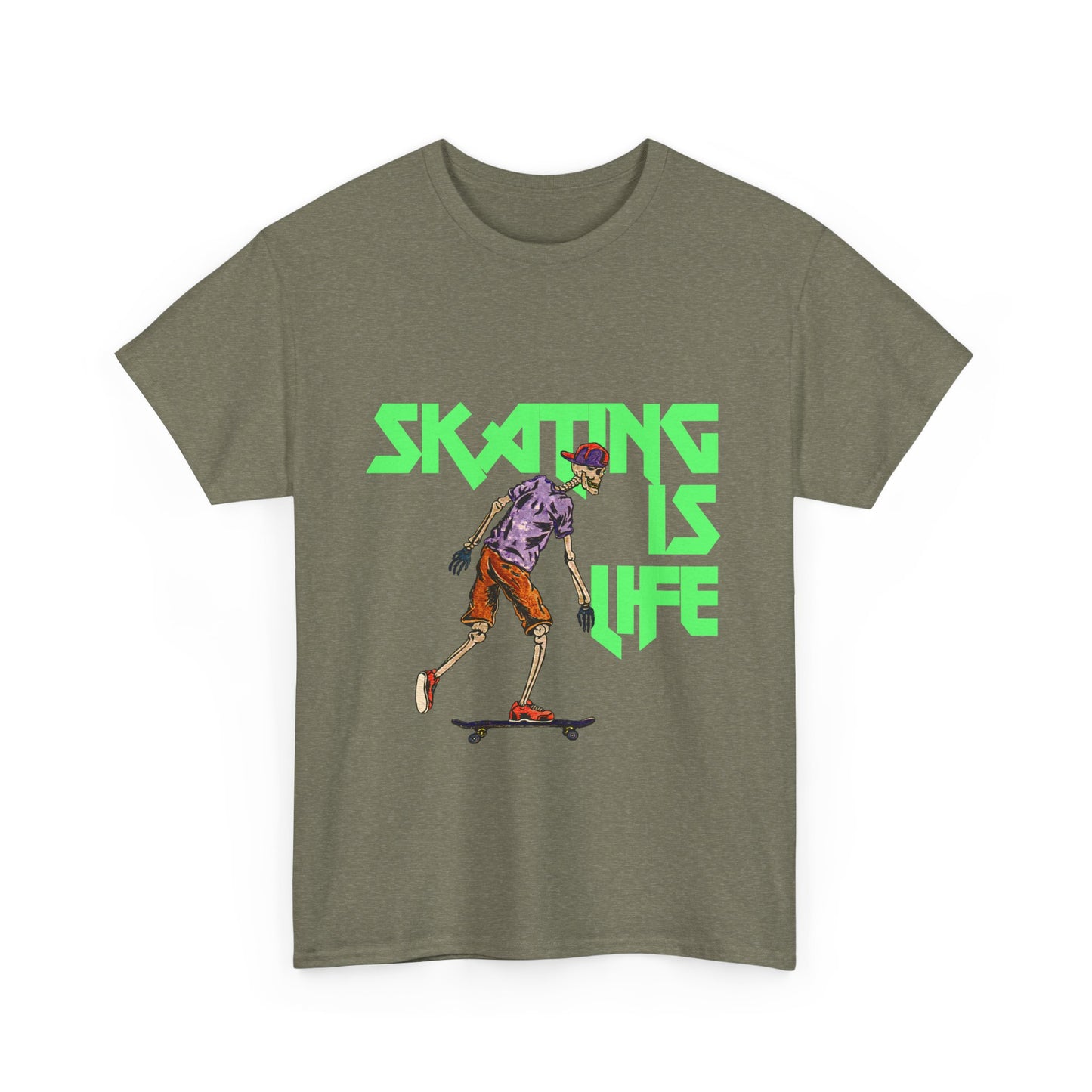 Skating is Life Unisex Heavy Cotton Tee