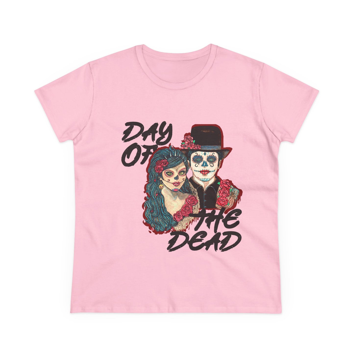 Day of the Dead Women's Midweight Cotton Tee