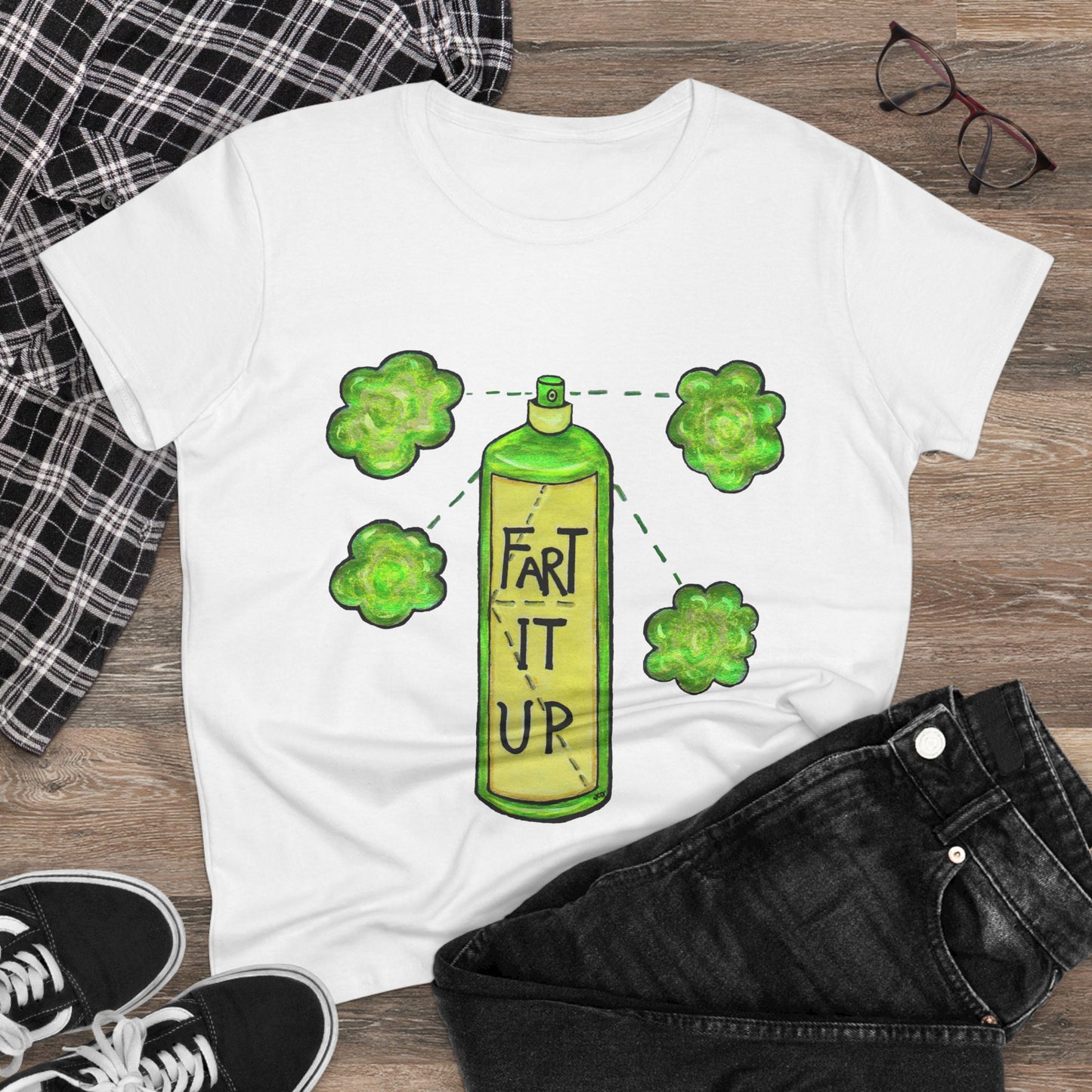 Fart it Up Women's Midweight Cotton Tee