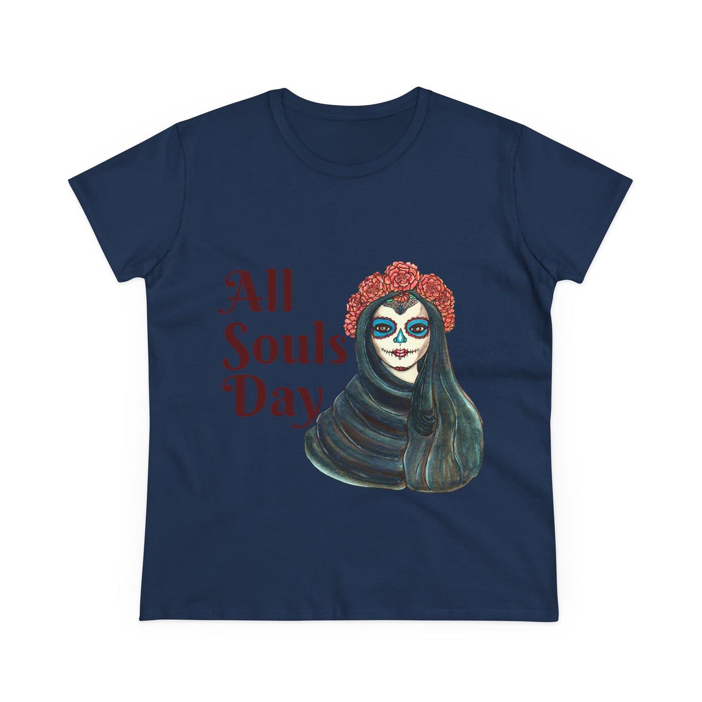 All Souls Day Women's Midweight Cotton Tee