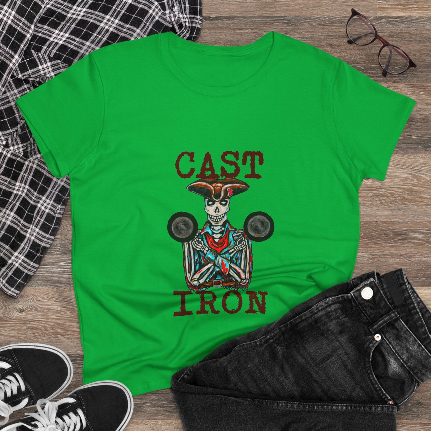 Cast Iron Women's Midweight Cotton Tee