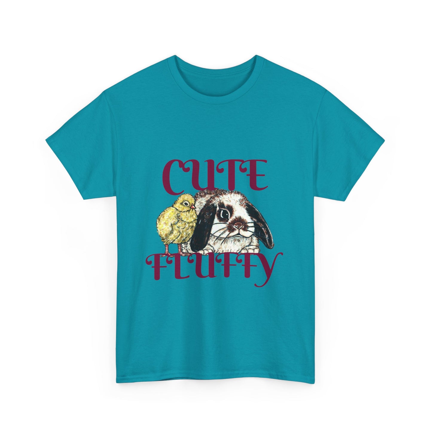 Cute and Fluffy Unisex Heavy Cotton Tee