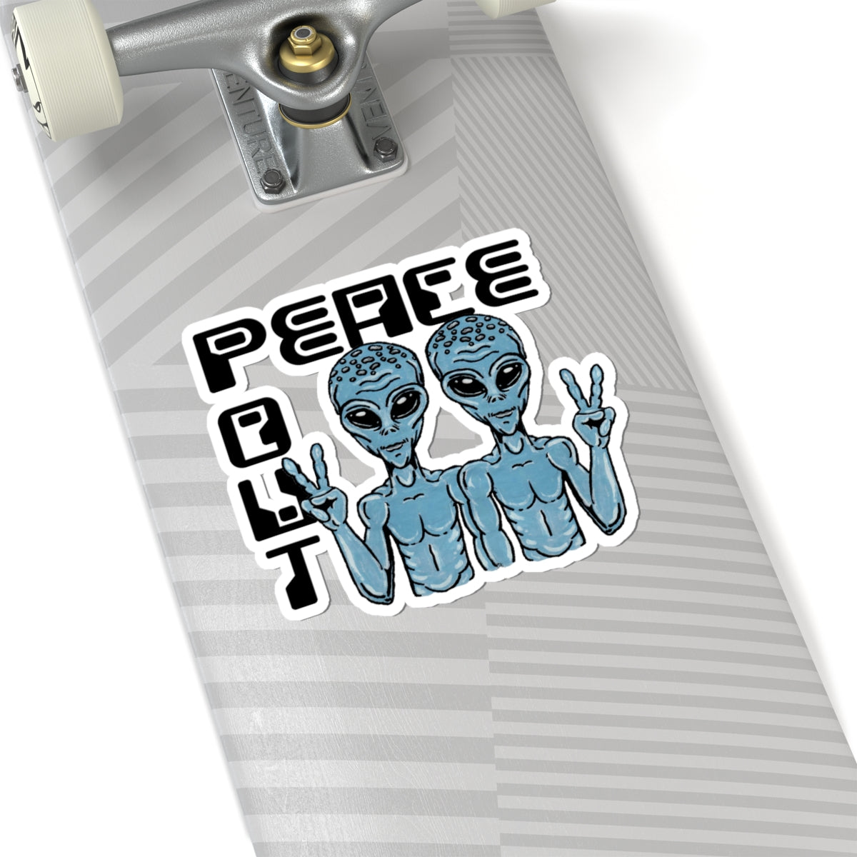Peace Out Kiss-Cut Stickers