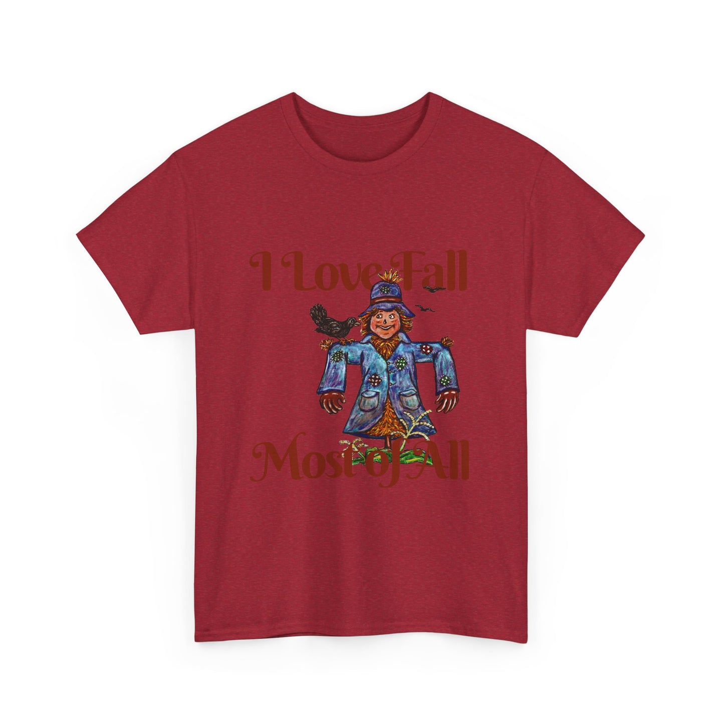 I Love Fall Most of All Unisex Heavy Cotton Tee
