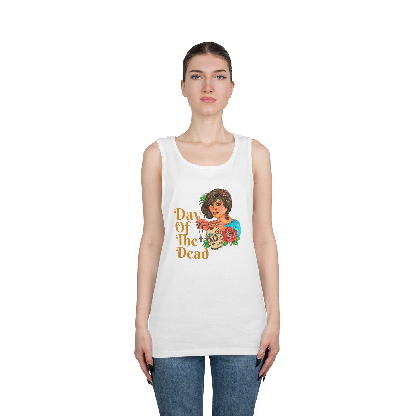 Day of the Dead Unisex Heavy Cotton Tank Top