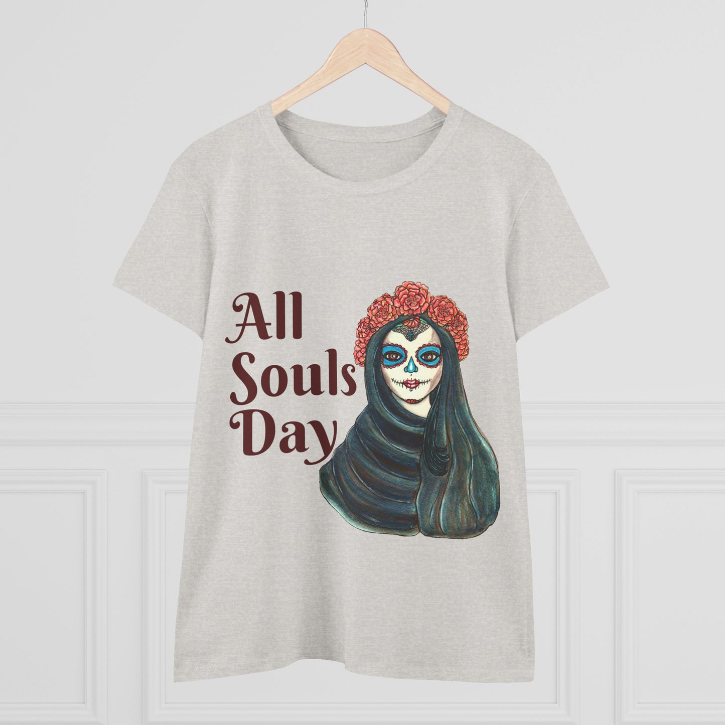All Souls Day Women's Midweight Cotton Tee