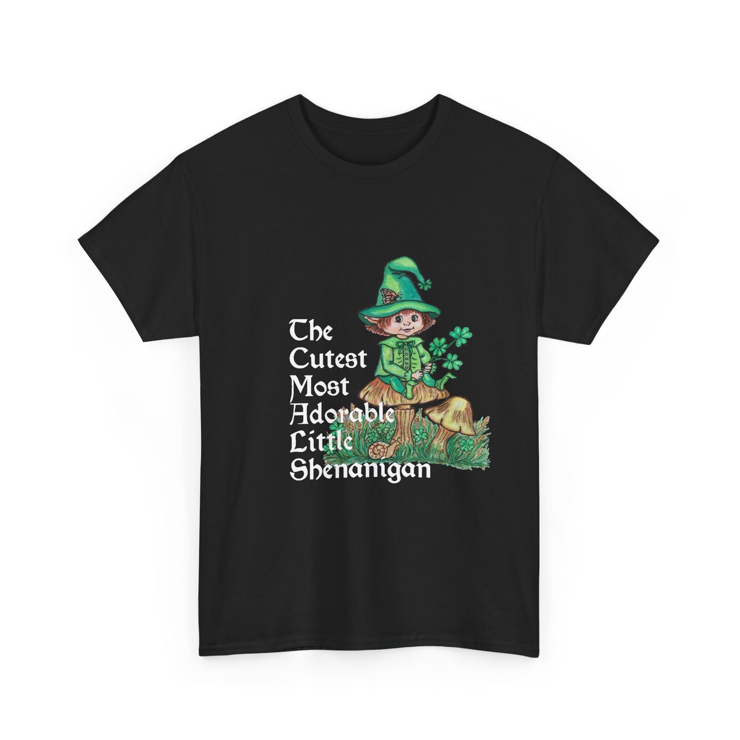 Cutest Leprechaun Unisex Heavy Cotton Tee