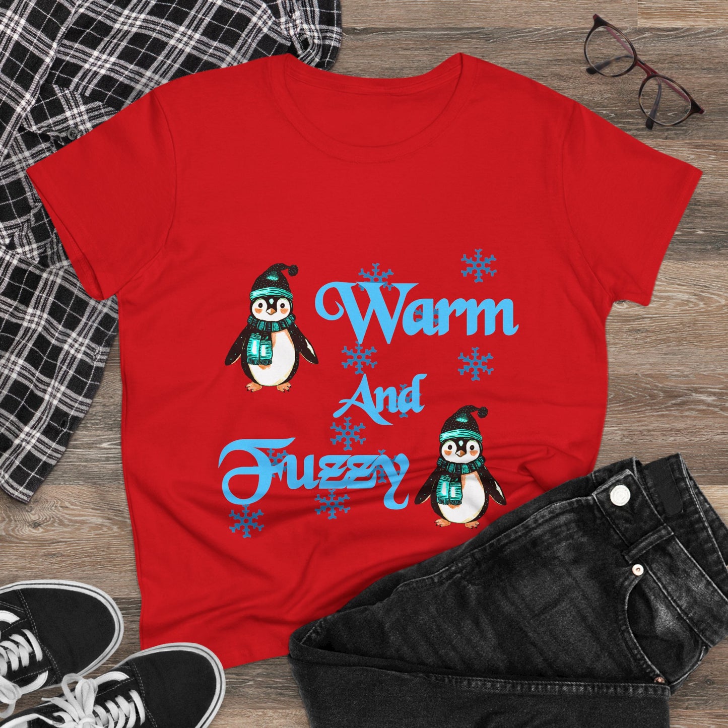 Warm and Fuzzy Women's Midweight Cotton Tee