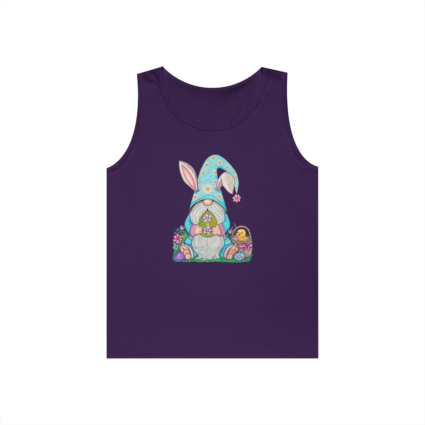 Easter Gnome Unisex Heavy Cotton Tank Top