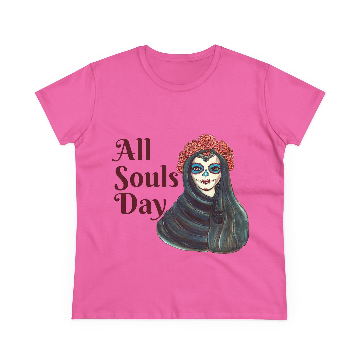 All Souls Day Women's Midweight Cotton Tee