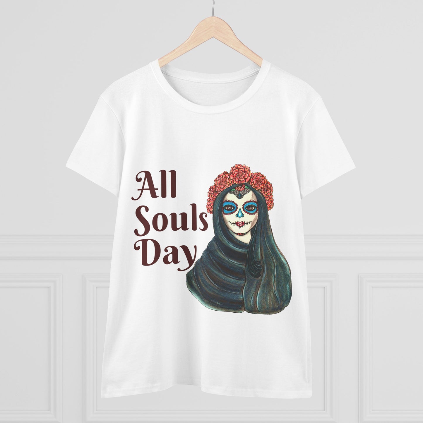 All Souls Day Women's Midweight Cotton Tee