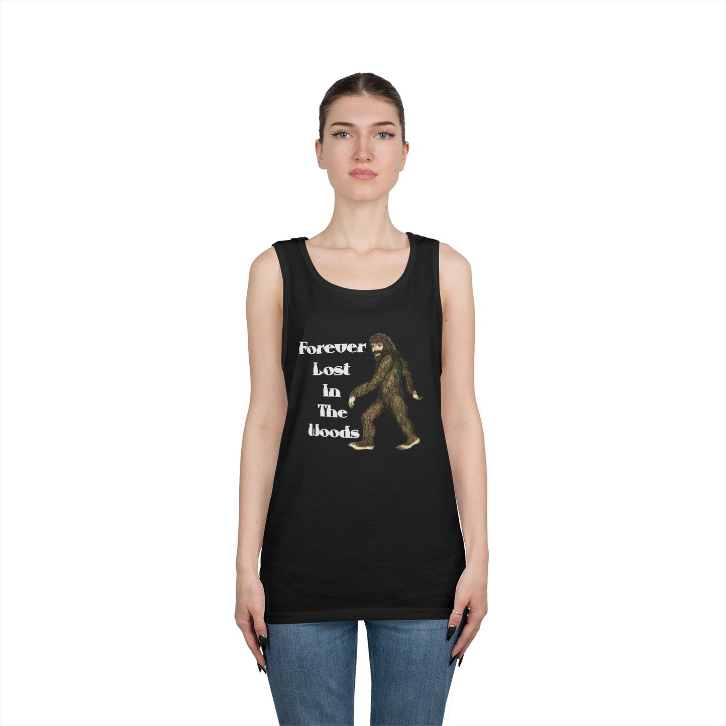 Lost in the Woods Unisex Heavy Cotton Tank Top