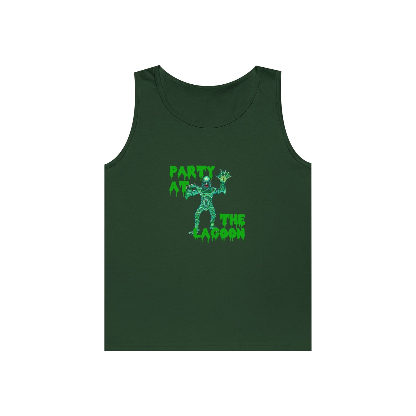 Party at the Lagoon Unisex Heavy Cotton Tank Top