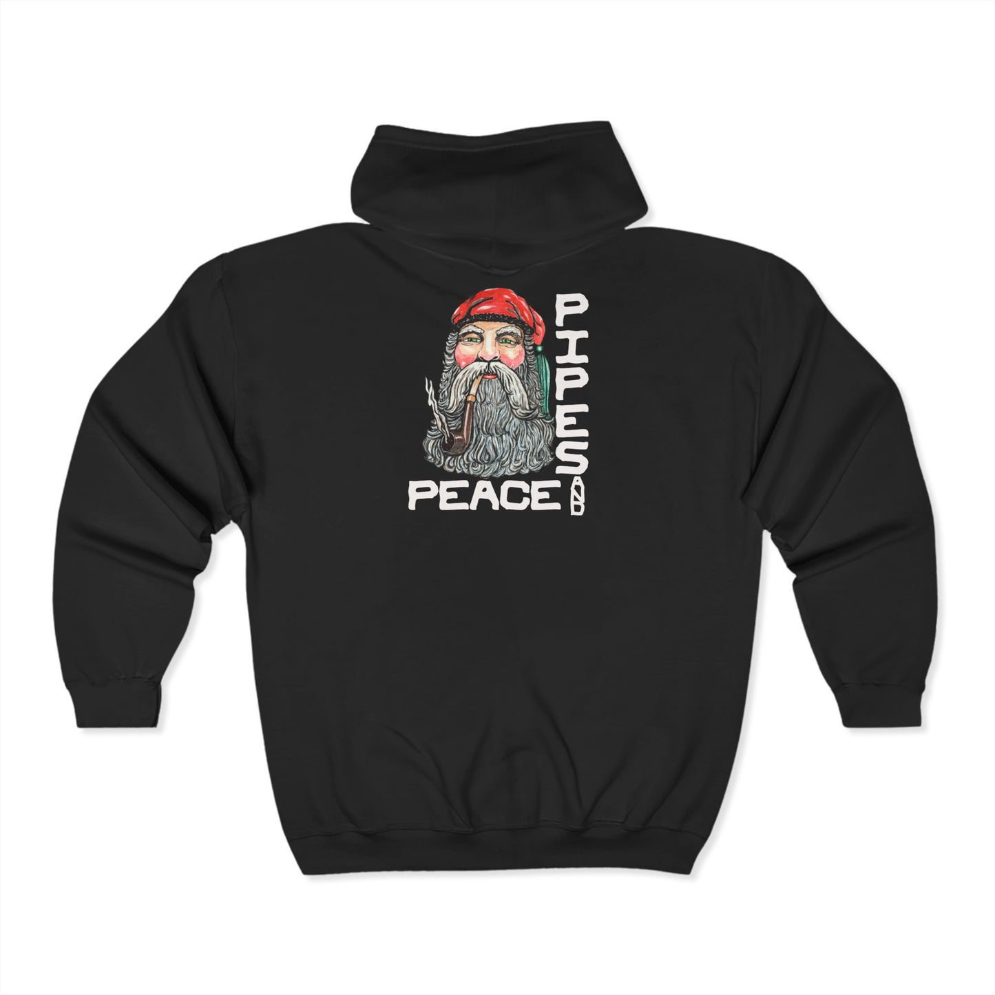Pipes and Peace Unisex Heavy Blend™ Full Zip Hooded Sweatshirt