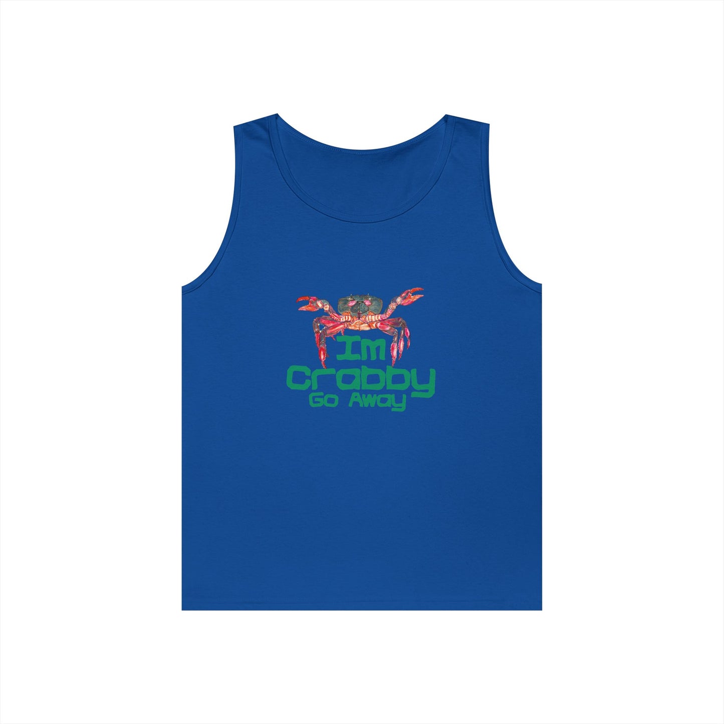I'm Crabby Go Away Unisex Heavy Cotton Tank Top