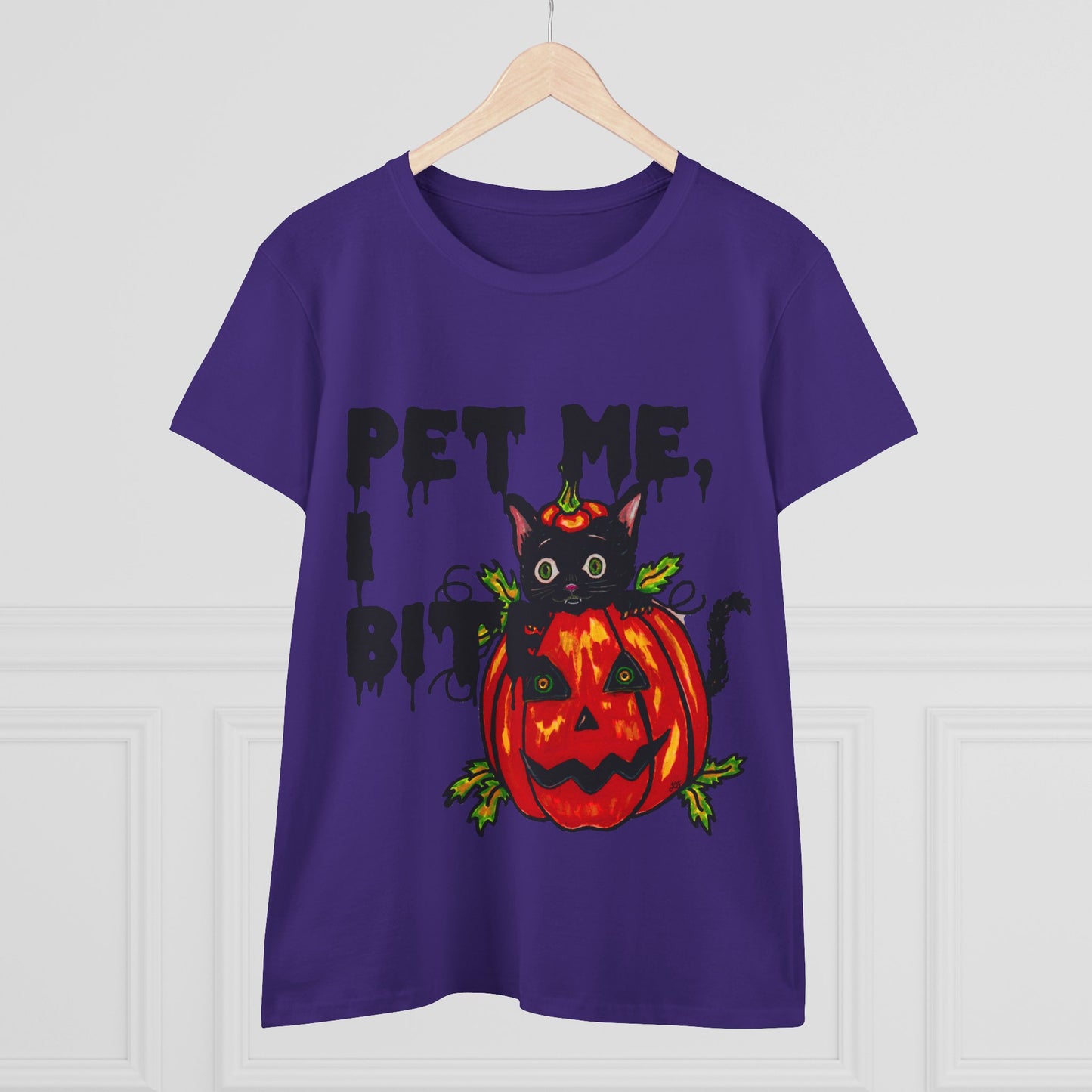 Pet Me Women's Midweight Cotton Tee