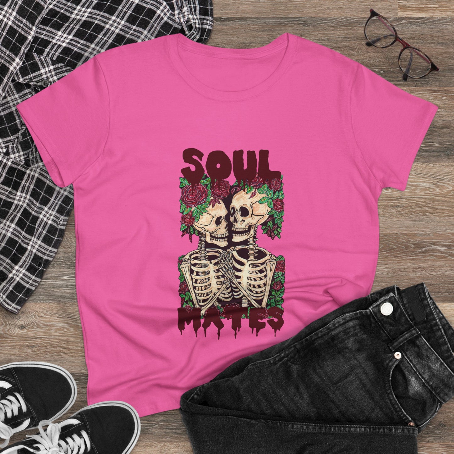 Soul Mates Women's Midweight Cotton Tee