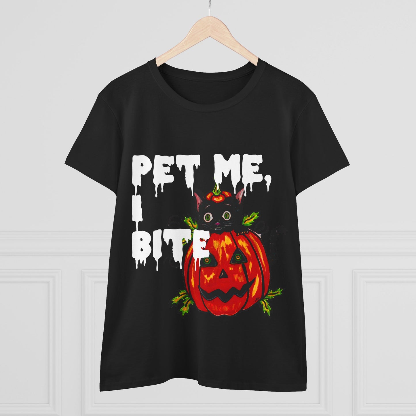 Pet Me Women's Midweight Cotton Tee