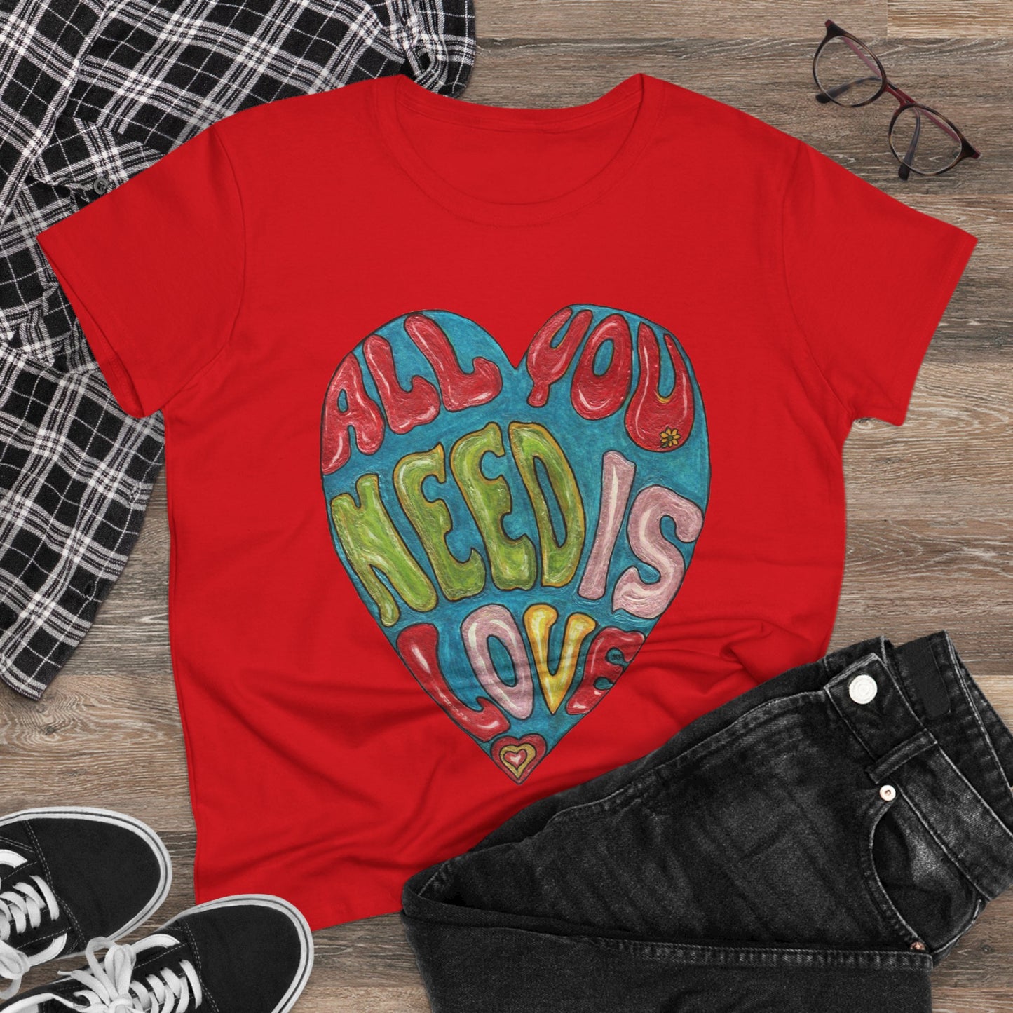 Love Women's Midweight Cotton Tee