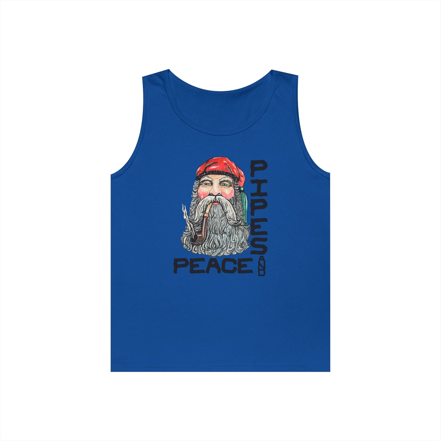 Pipes and Peace Unisex Heavy Cotton Tank Top