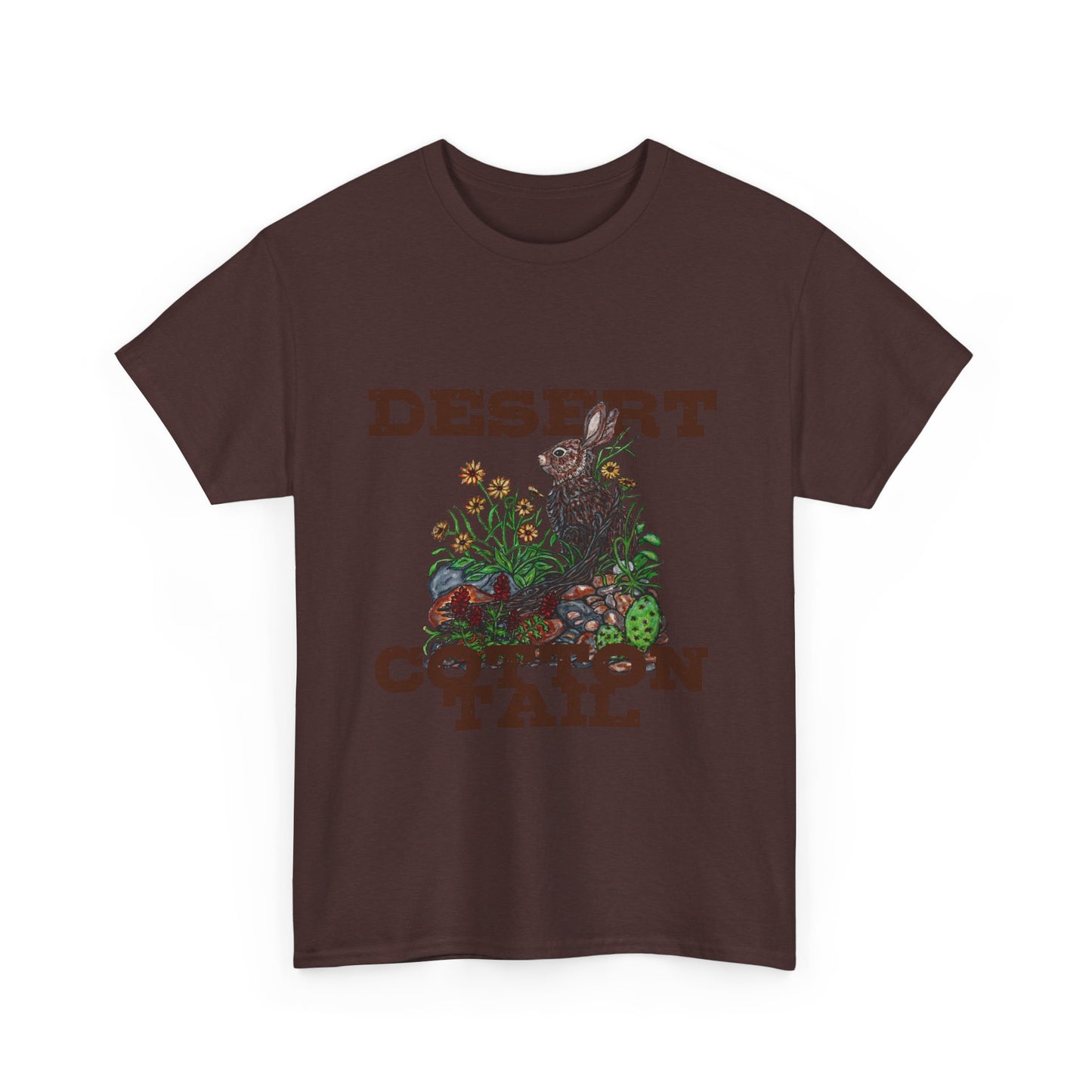 Desert Cottontail Unisex Heavy Cotton Tee