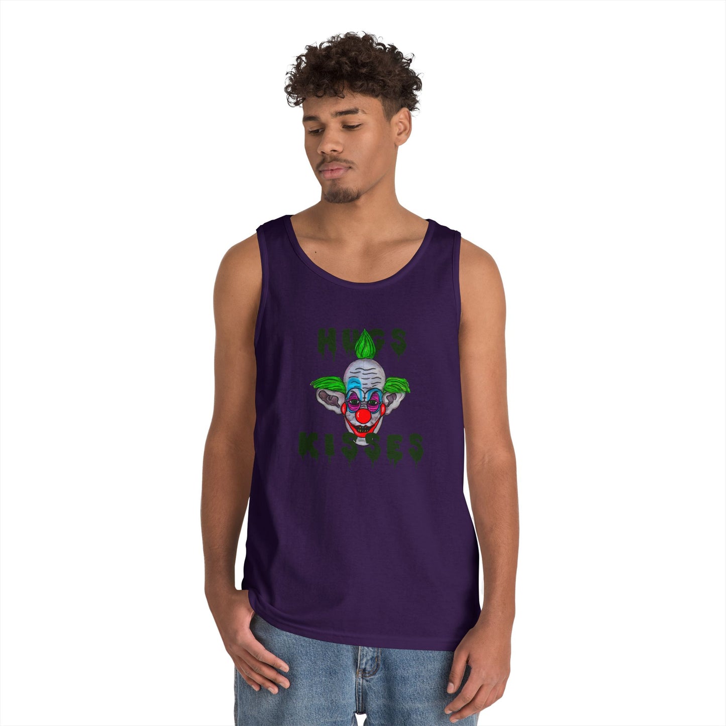 Hugs, Kisses Unisex Heavy Cotton Tank Top