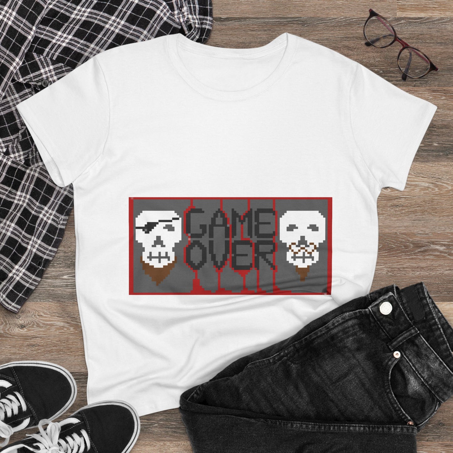 Game Over Women's Midweight Cotton Tee