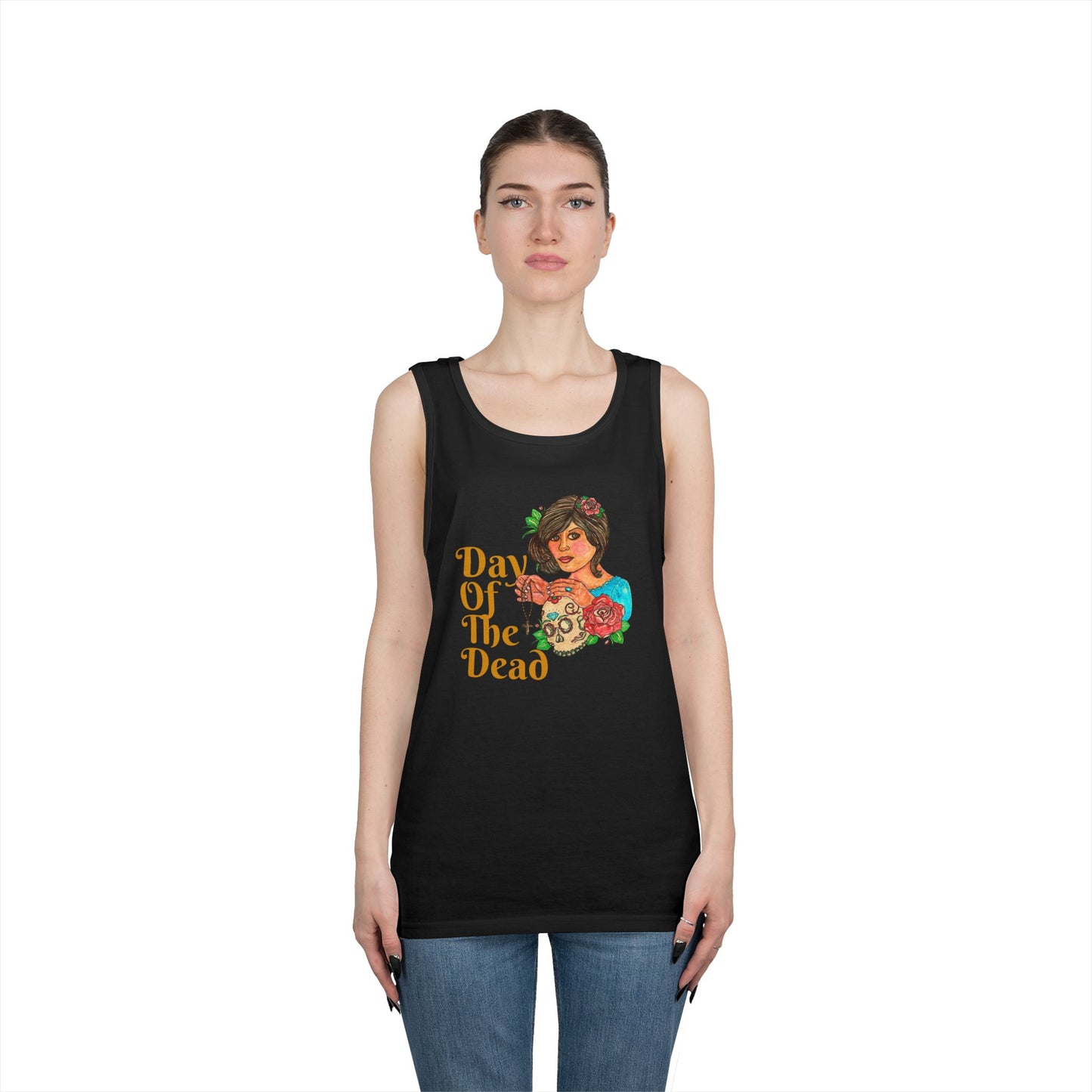 Day of the Dead Unisex Heavy Cotton Tank Top