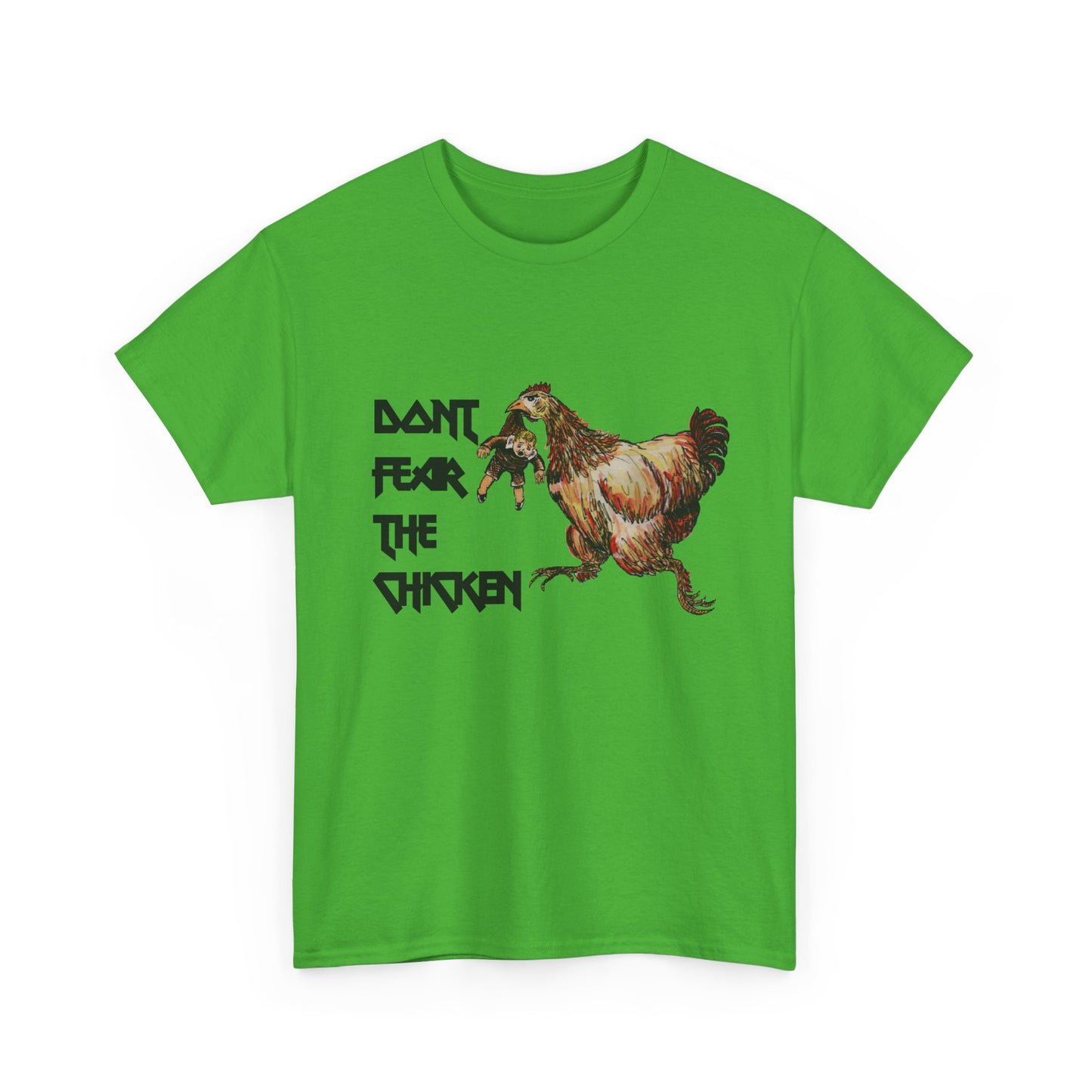 Don't Fear the Chicken Unisex Heavy Cotton Tee