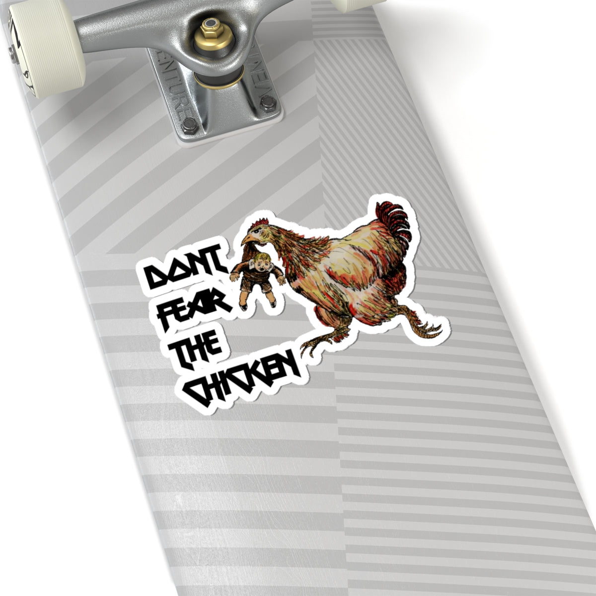 Don't Fear the Chicken Kiss-Cut Stickers