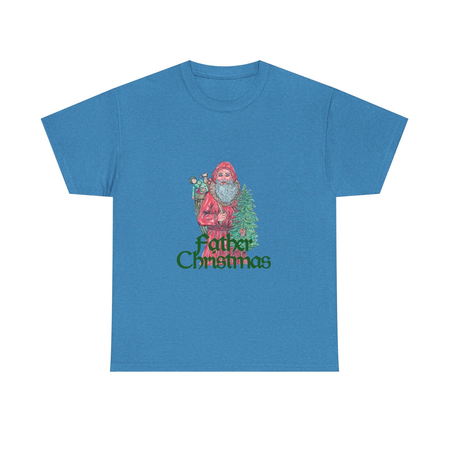 Father Christmas Unisex Heavy Cotton Tee