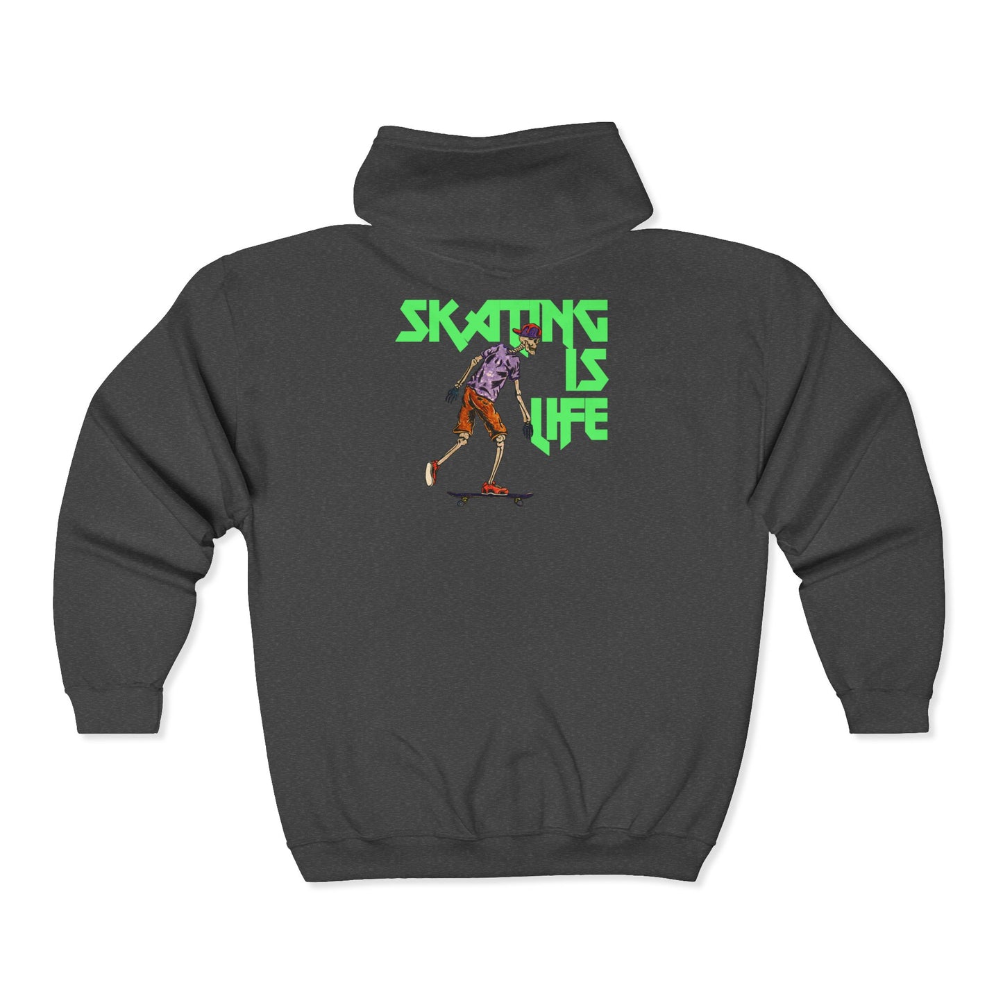 Skating is Life Unisex Heavy Blend™ Full Zip Hooded Sweatshirt