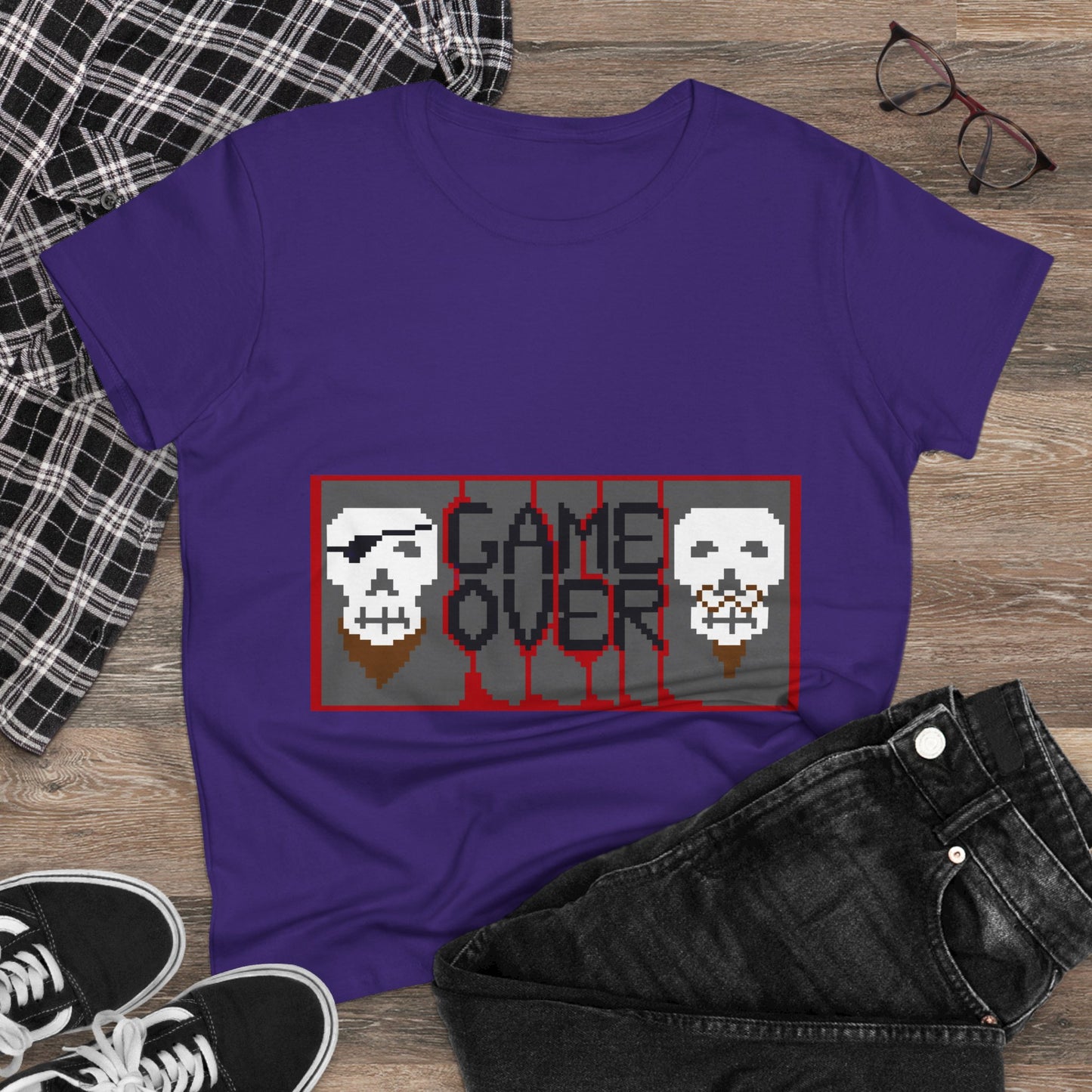 Game Over Women's Midweight Cotton Tee