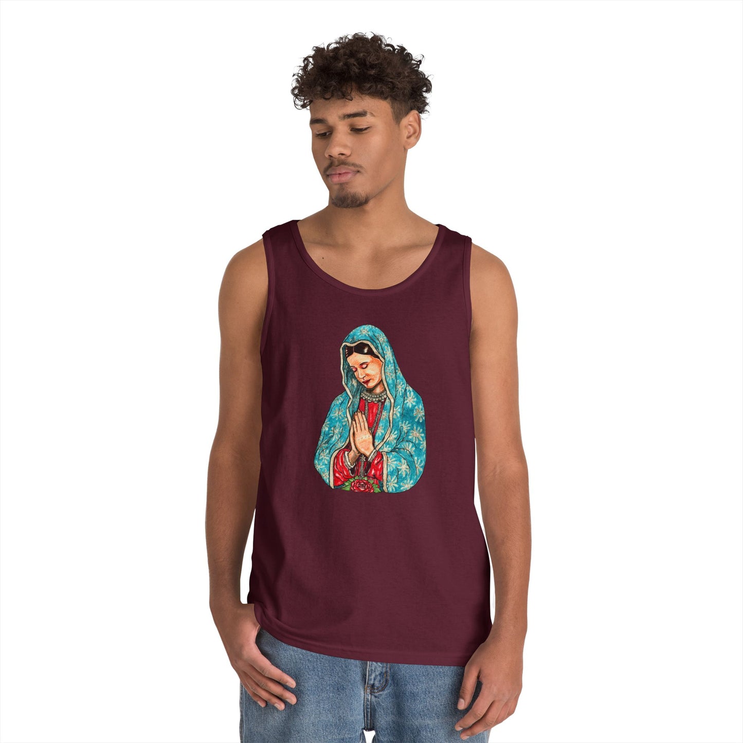 Mary Unisex Heavy Cotton Tank Top
