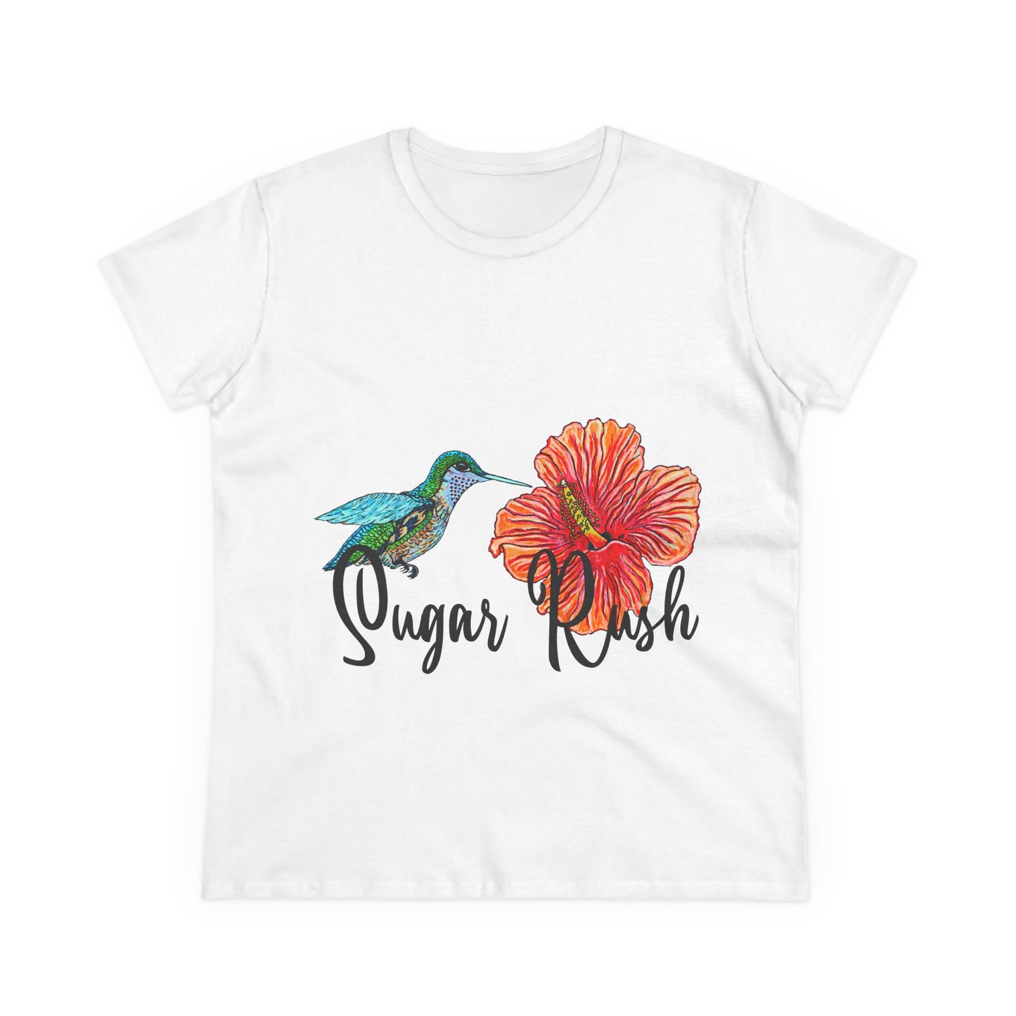 Sugar Rush Women's Midweight Cotton Tee