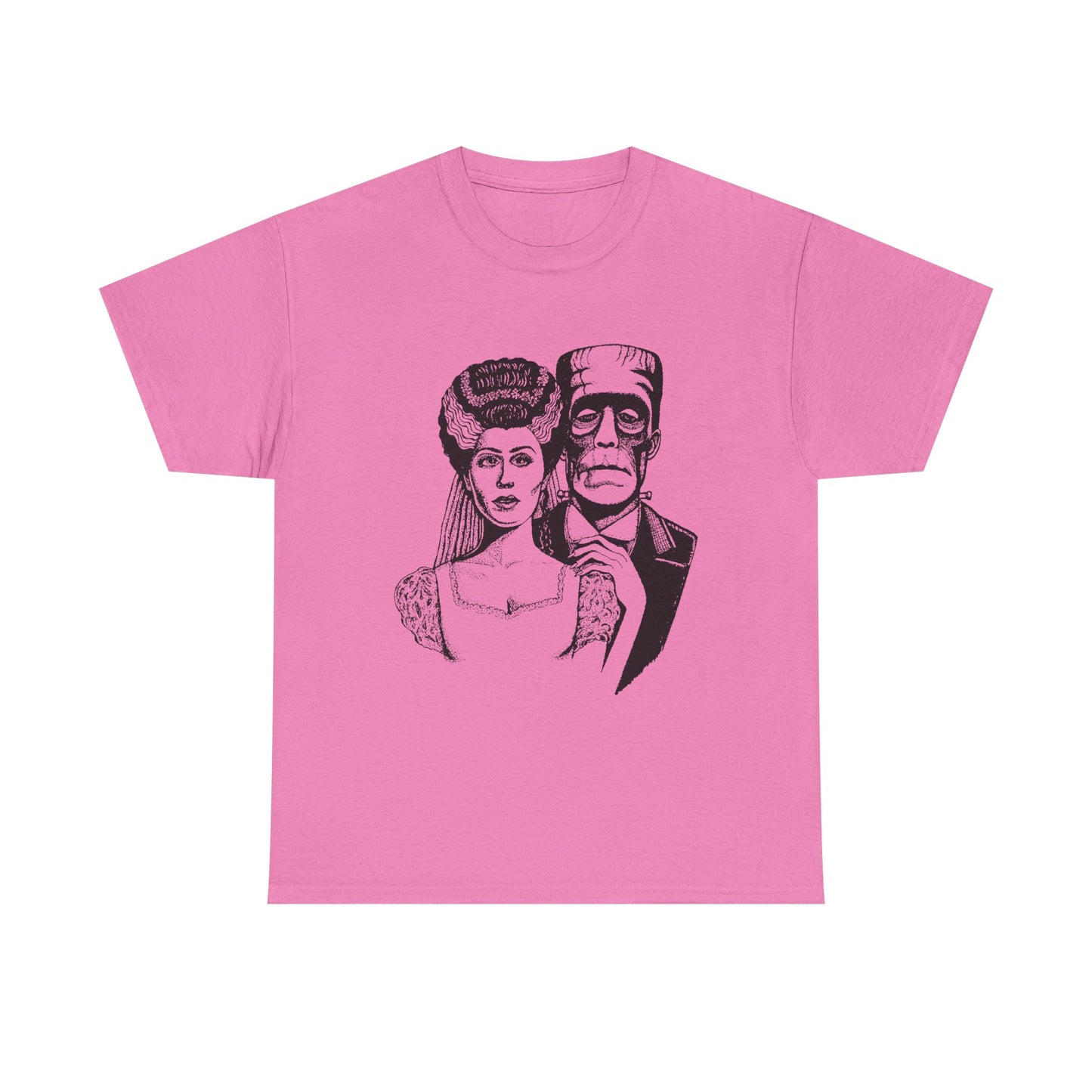 Frankenstein and Bride Unisex Heavy Cotton Tee