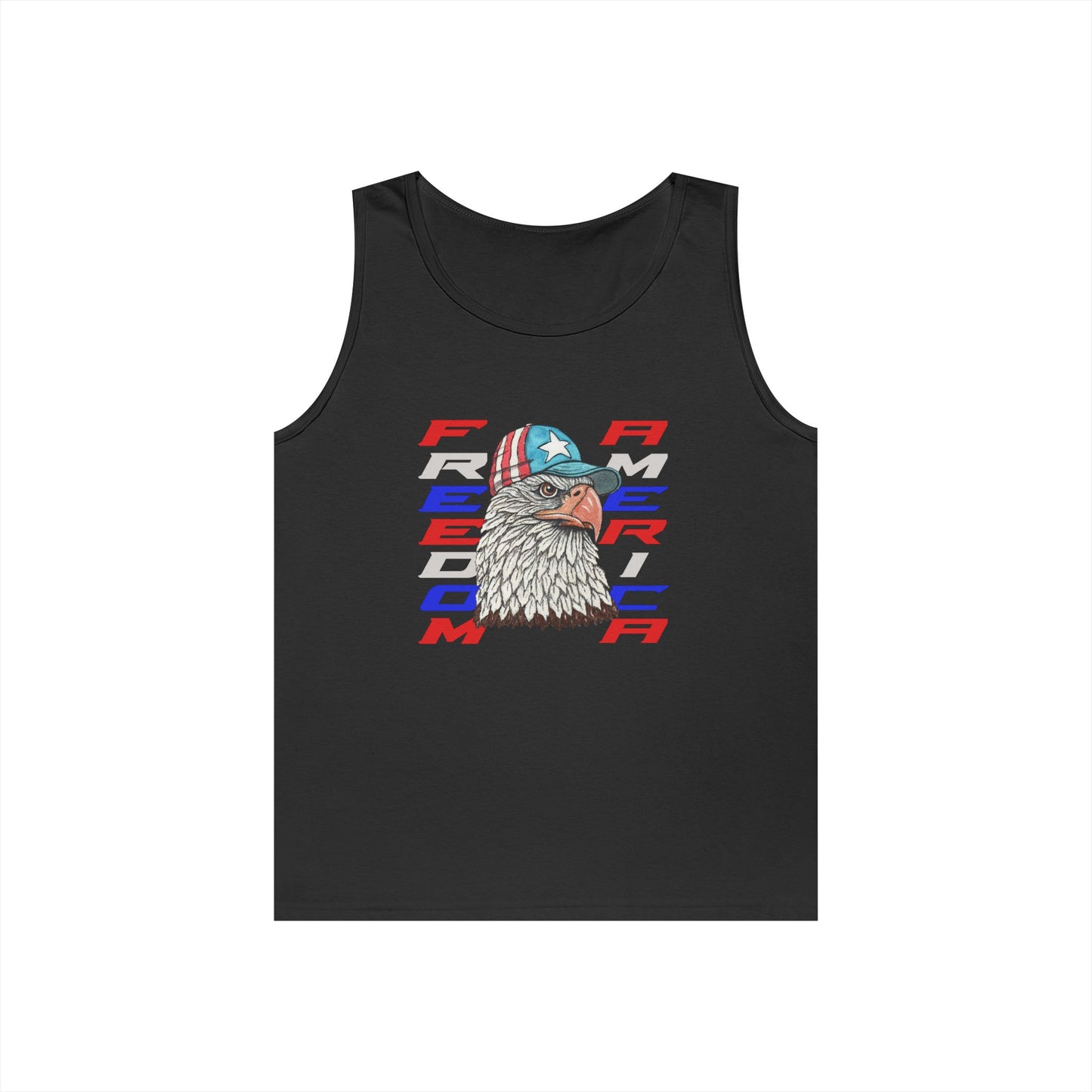 Freedom America Unisex Heavy Cotton Tank Top