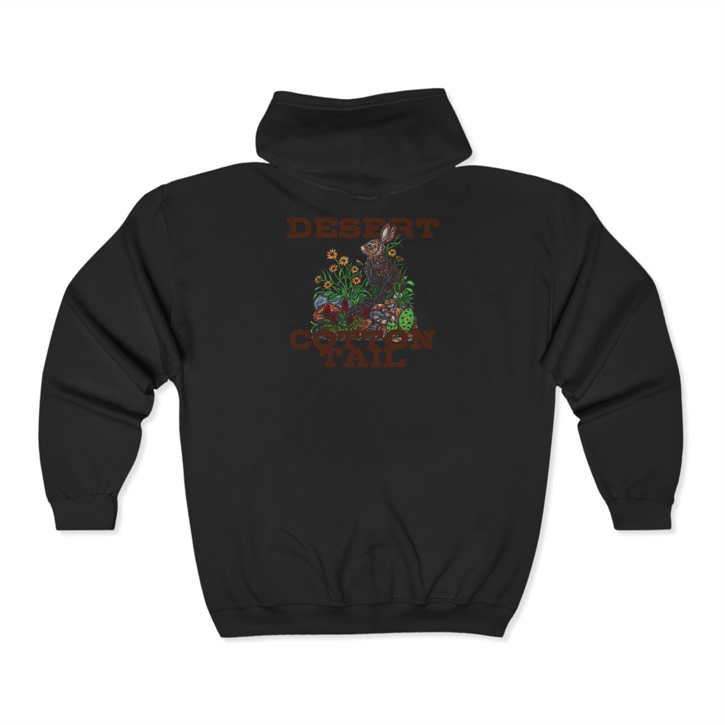 Desert Cottontail Unisex Heavy Blend™ Full Zip Hooded Sweatshirt