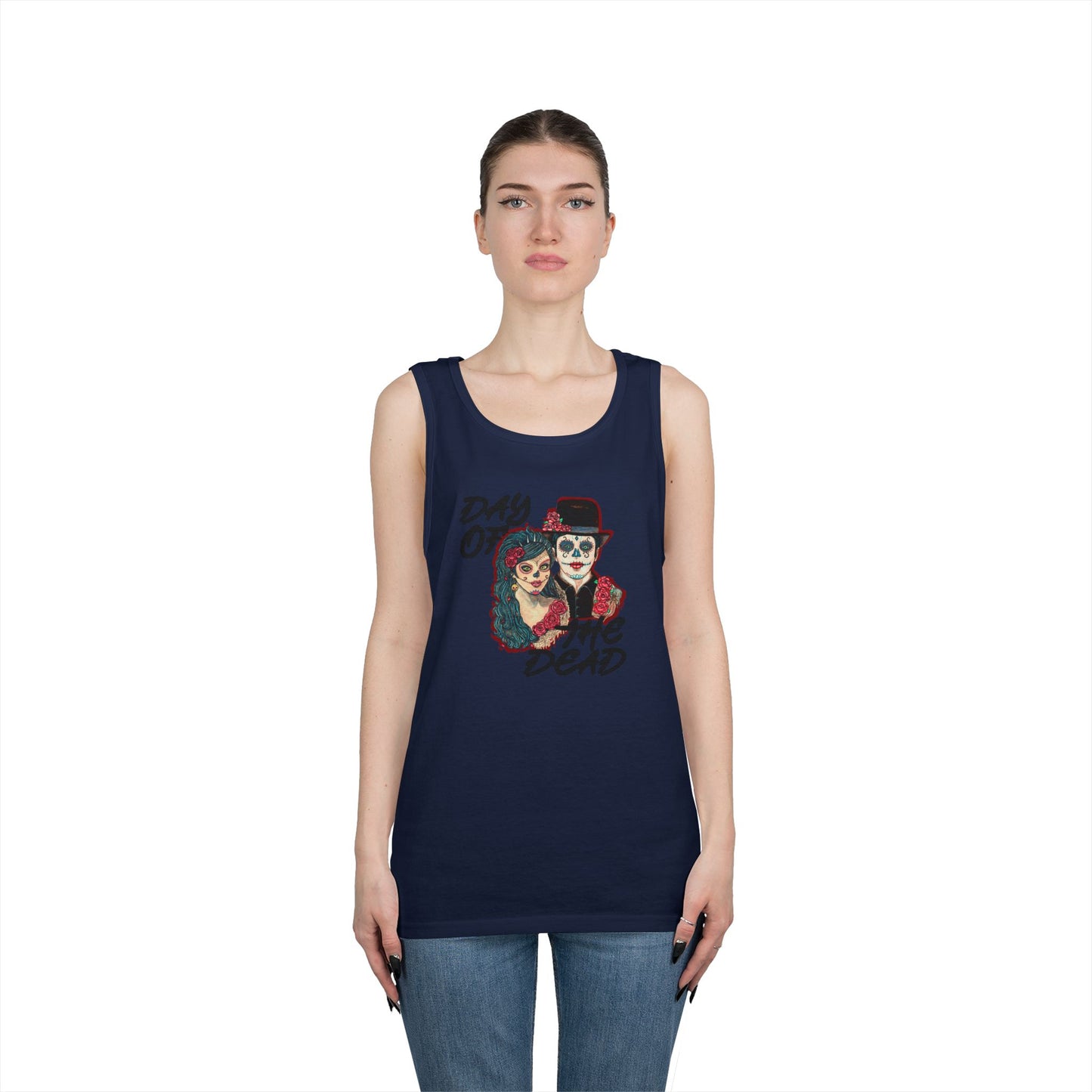 Day of the Dead Unisex Heavy Cotton Tank Top