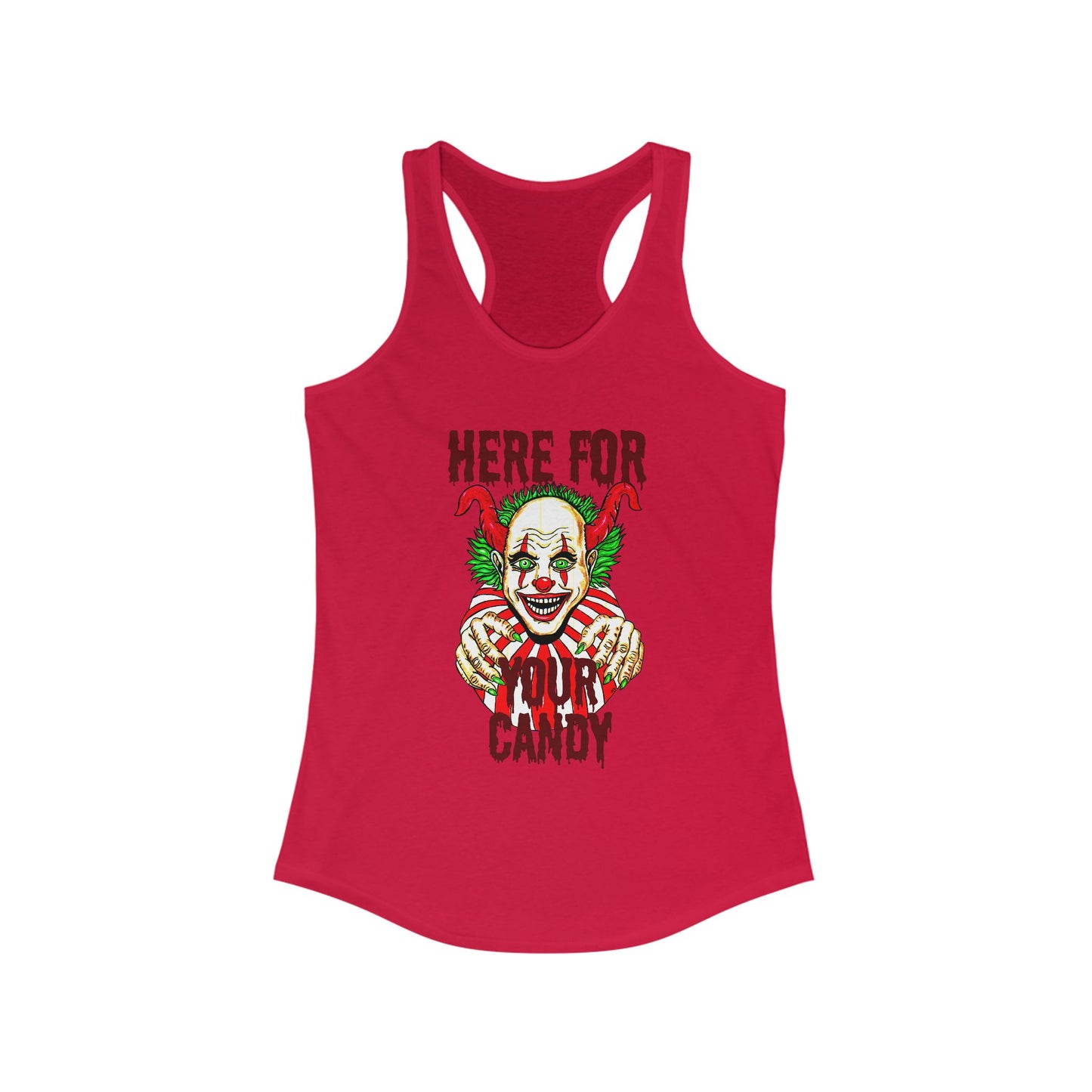 Here for Your Candy Women's Ideal Racerback Tank
