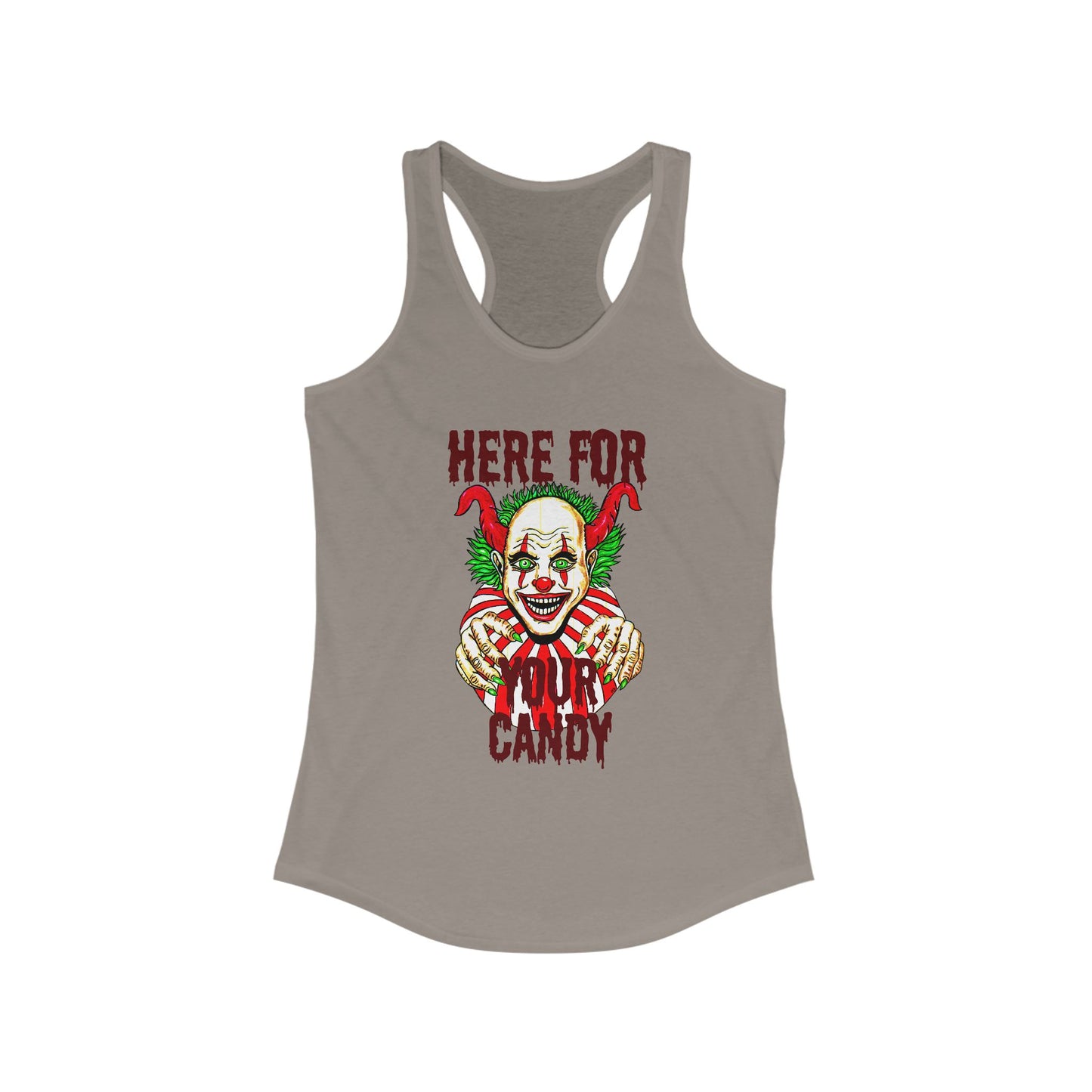 Here for Your Candy Women's Ideal Racerback Tank