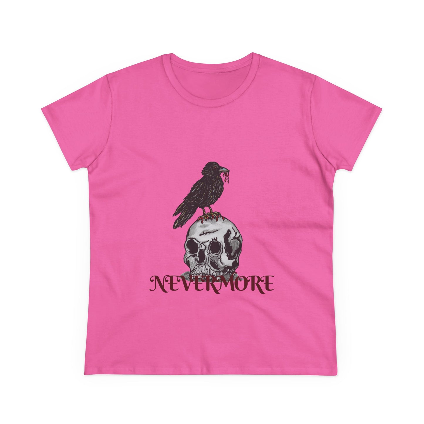 Nevermore Women's Midweight Cotton Tee