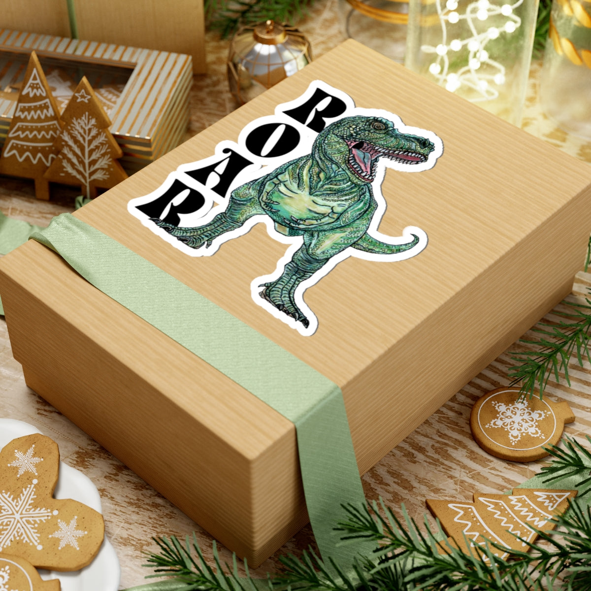 T-Rex Kiss-Cut Stickers