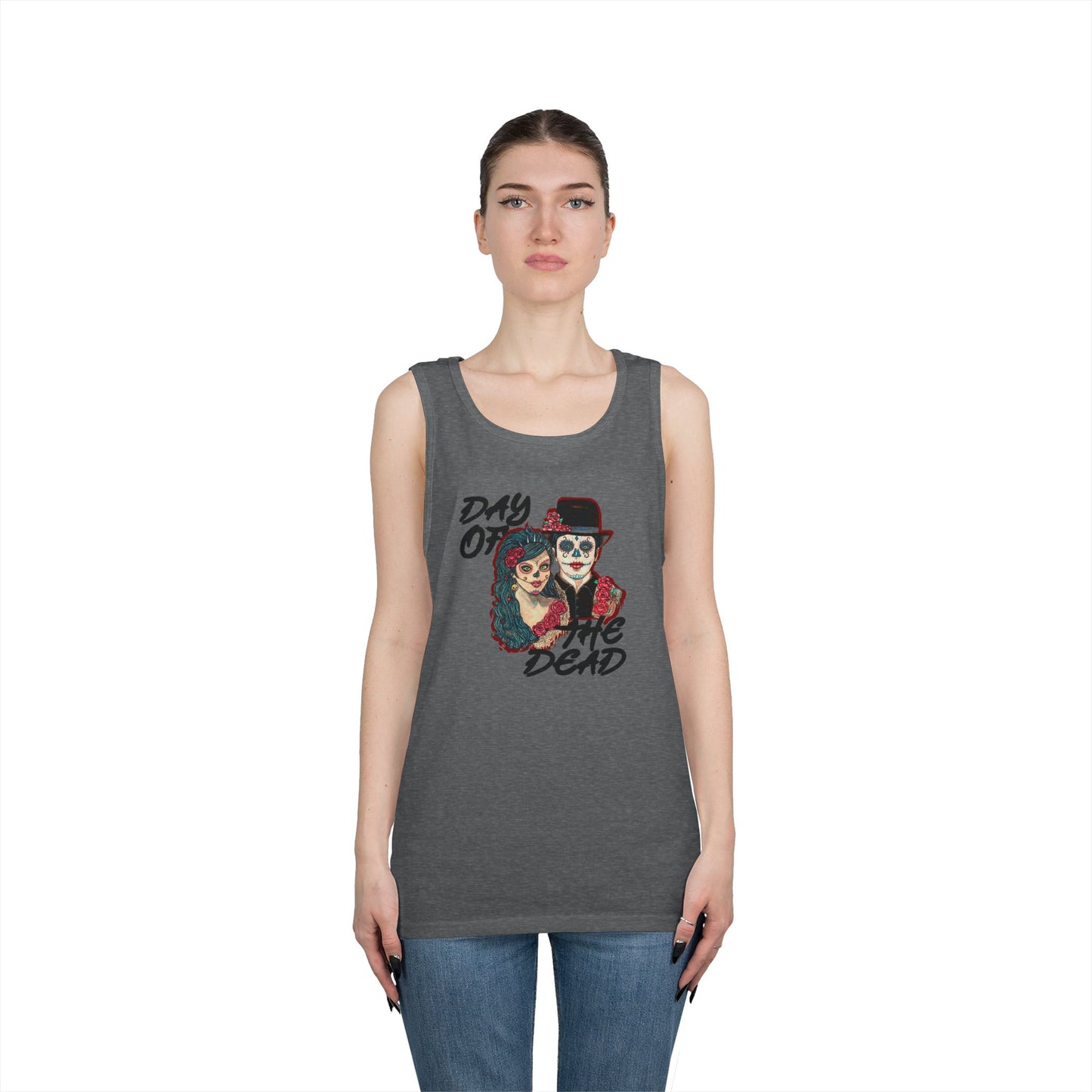 Day of the Dead Unisex Heavy Cotton Tank Top