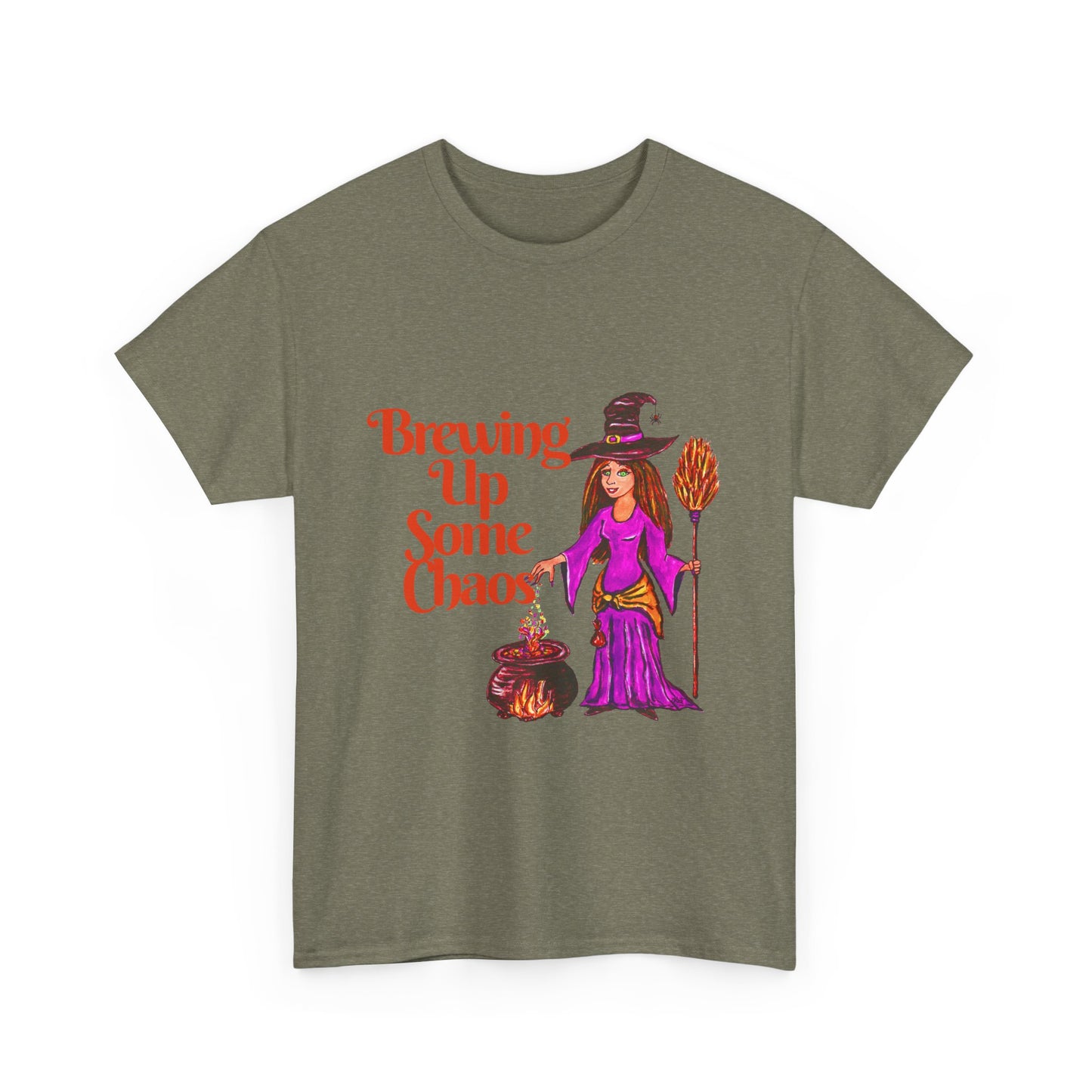 Brewing Up Some Chaos Unisex Heavy Cotton Tee